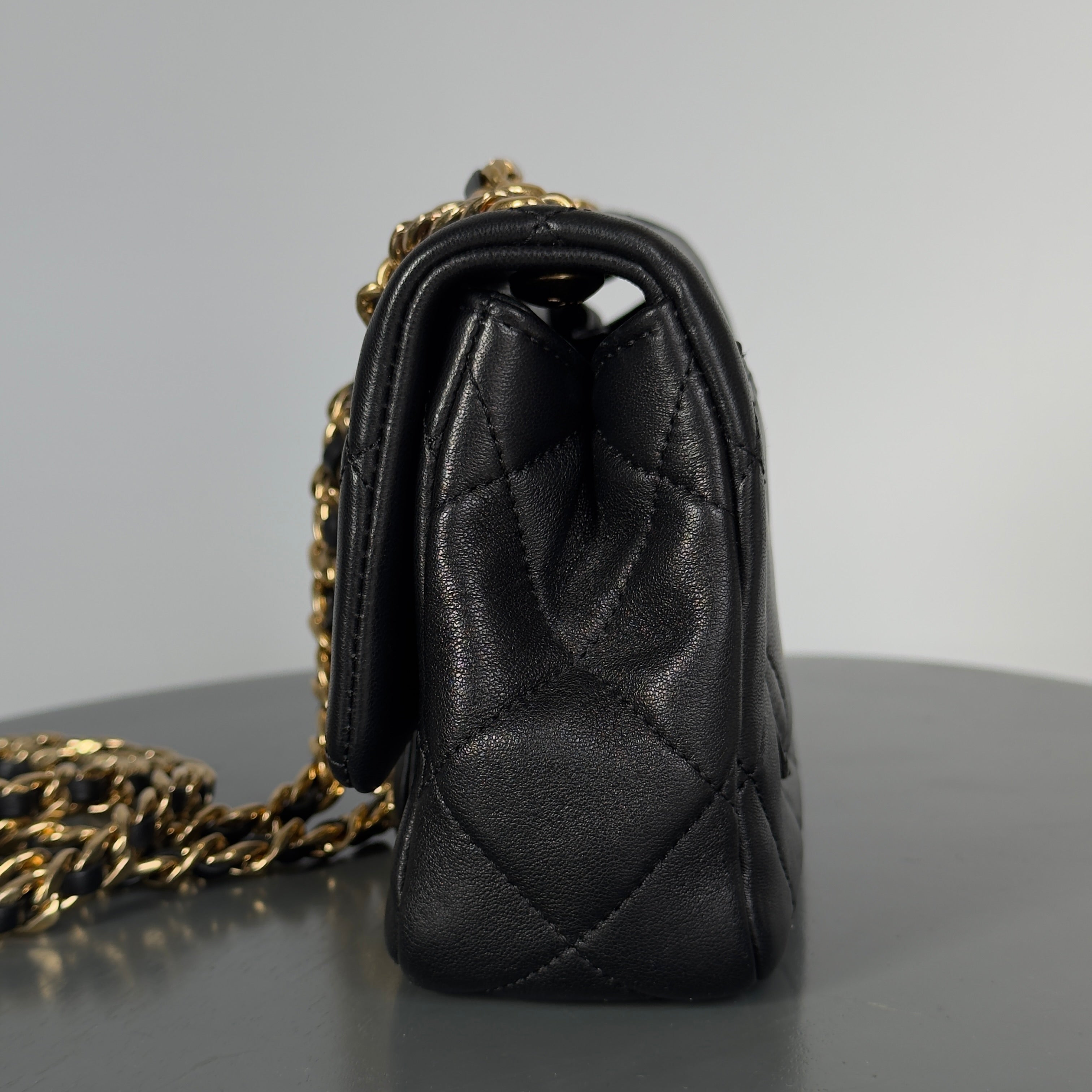Chanel Mini Logo Top Handle 2023 - Queen May