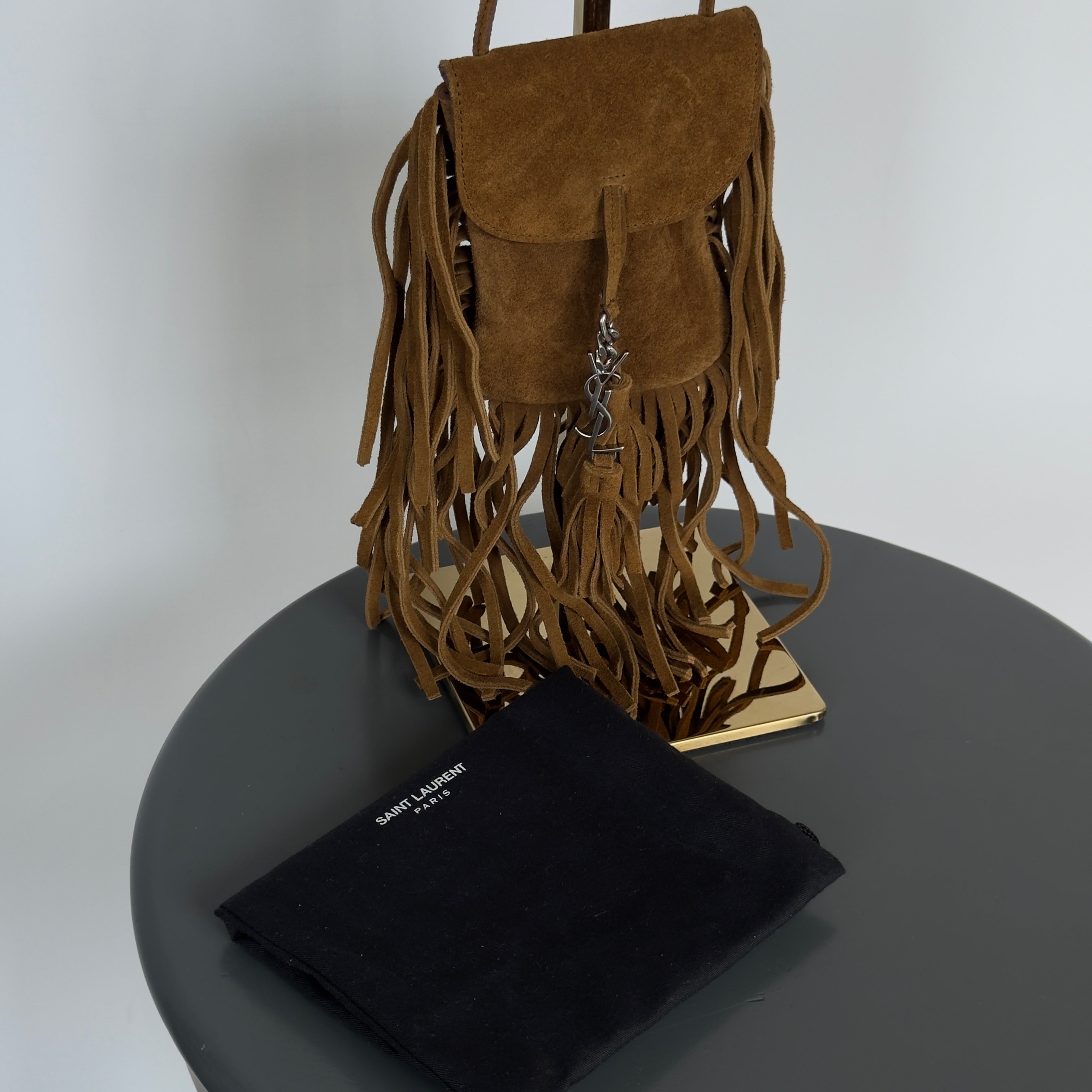 Saint Laurent Suede Anita Toy Mini Bag Western - Queen May