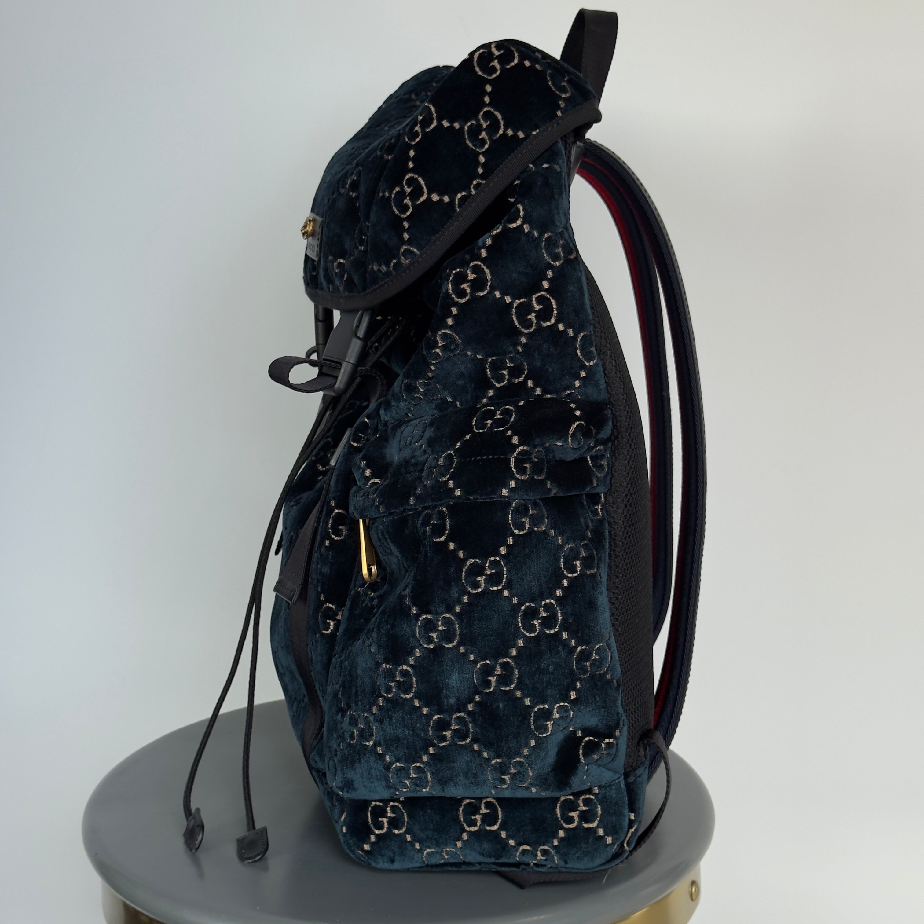 Gucci Ophidia Velvet Backpack