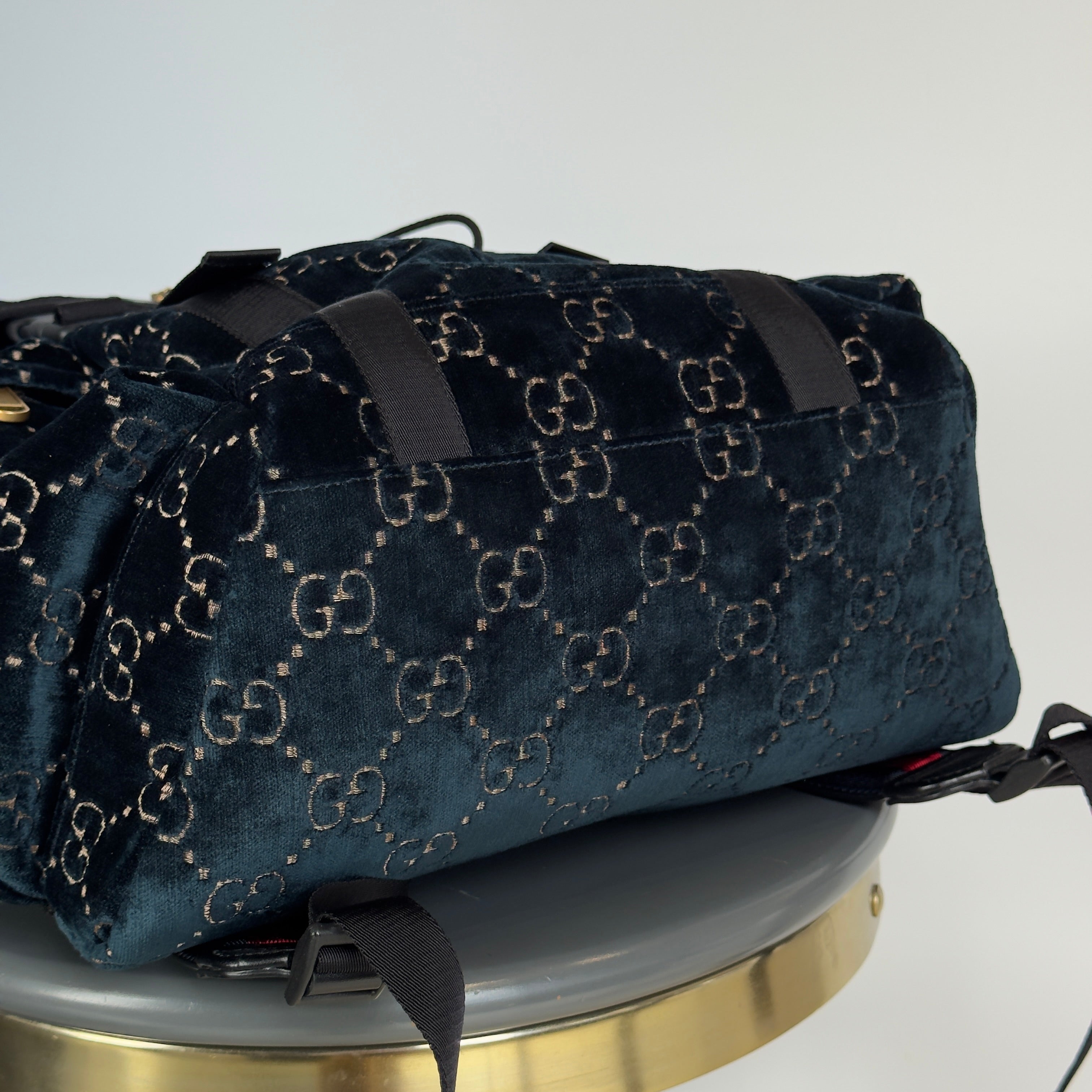 Gucci Ophidia Velvet Backpack