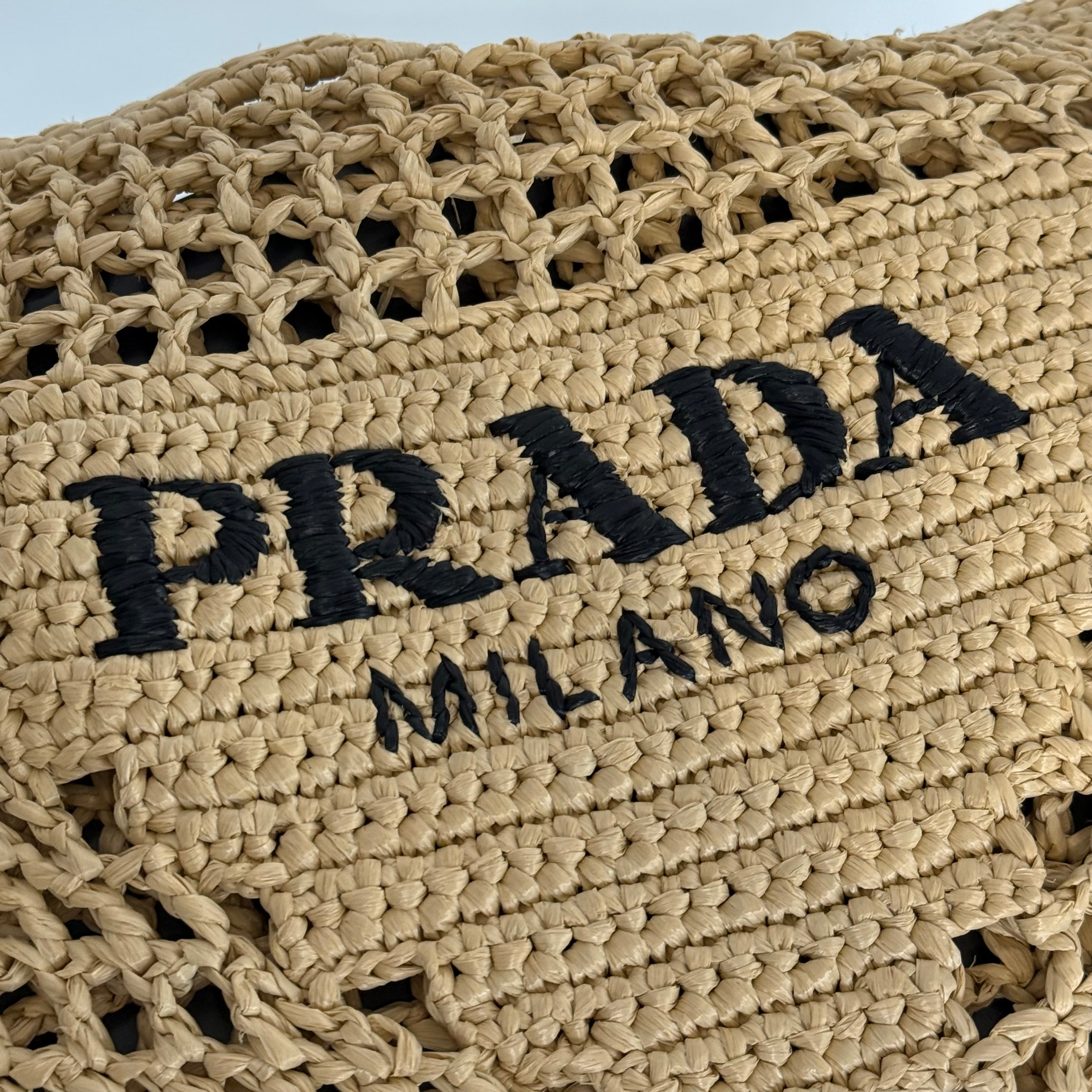 Prada Raffia Grass Tote - Queen May