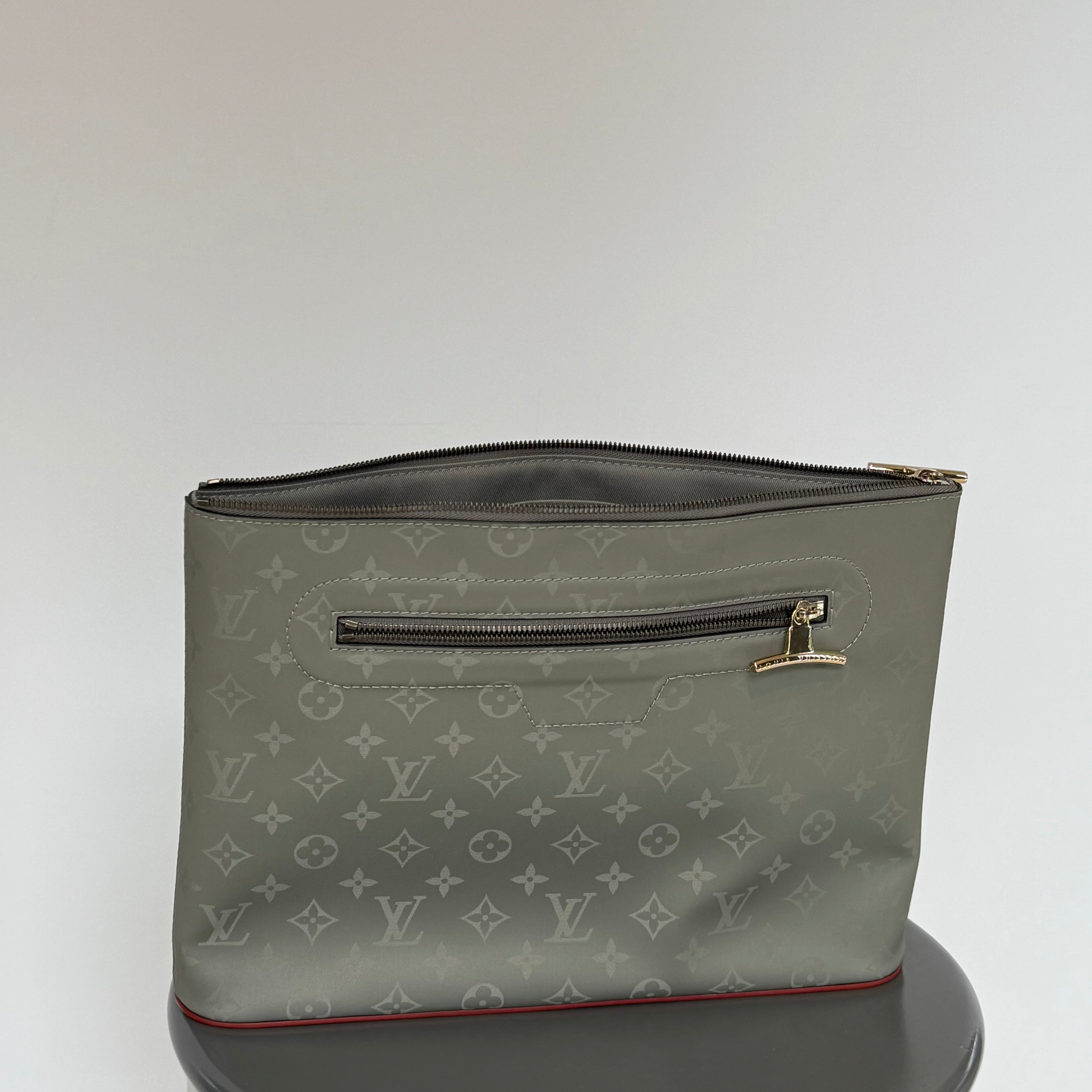 Louis Vuitton Monogram Titanium Pouch - Queen May