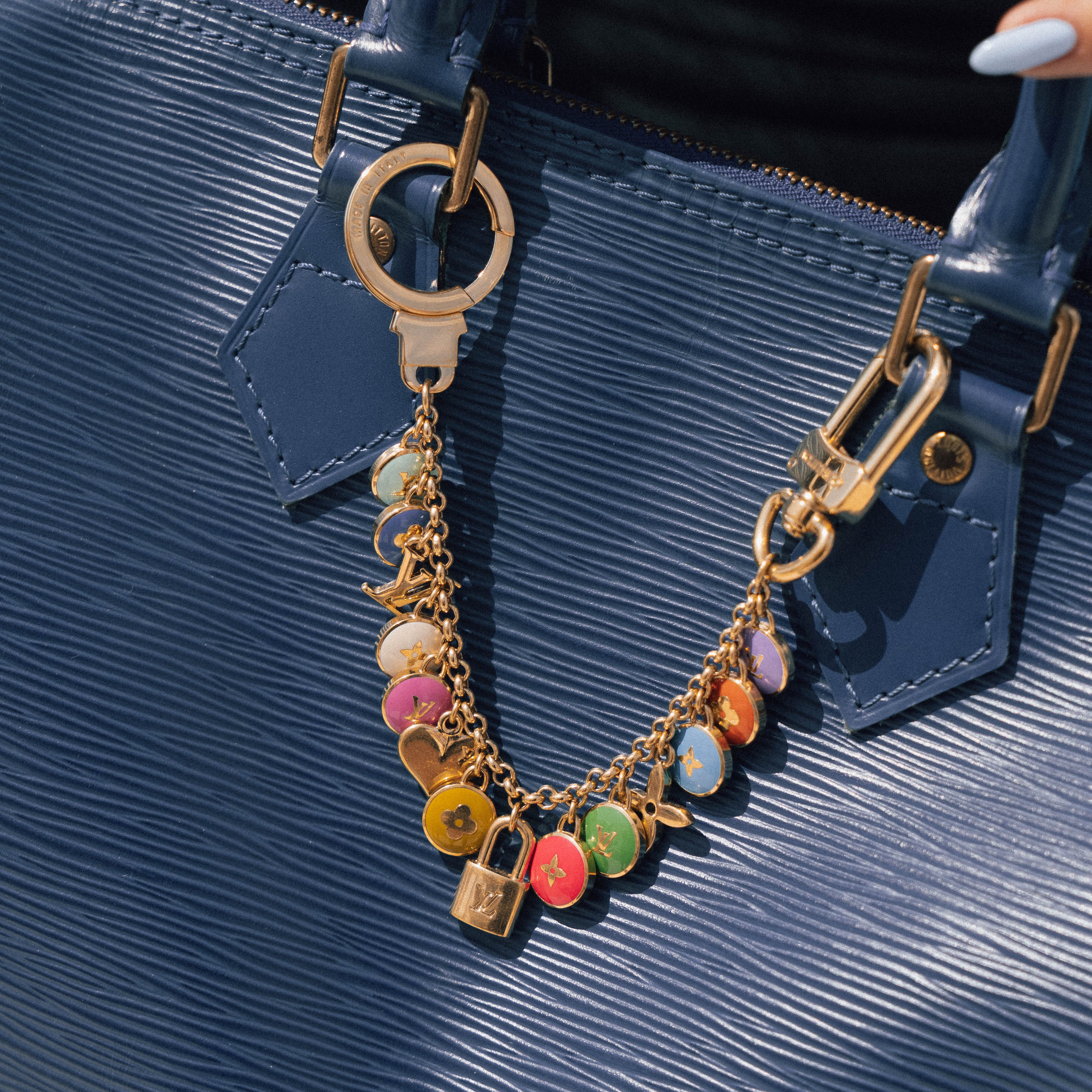 Rare Louis Vuitton Pastilles Multicolor Resin Bag Charm - Queen May
