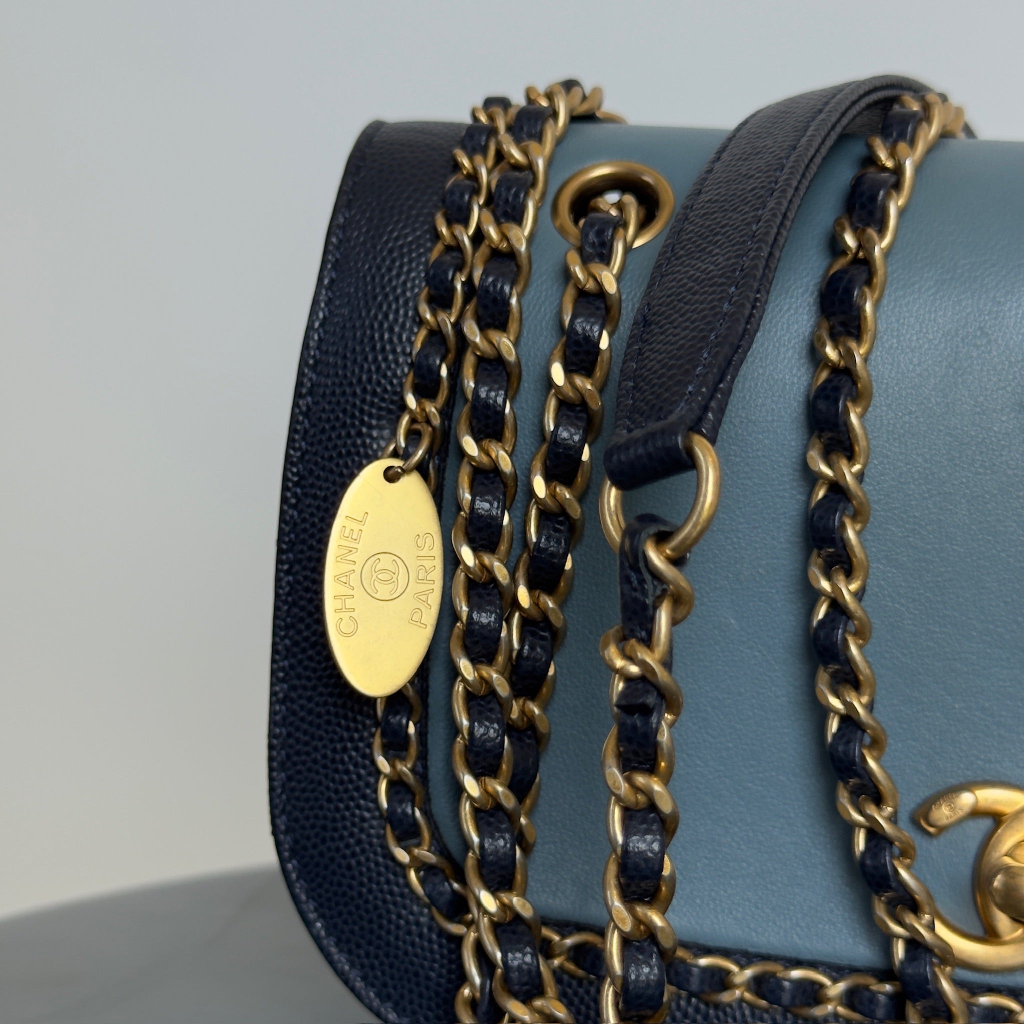 Chanel Chain Around CC Flap Bag Lambskin with Caviar - Queen May