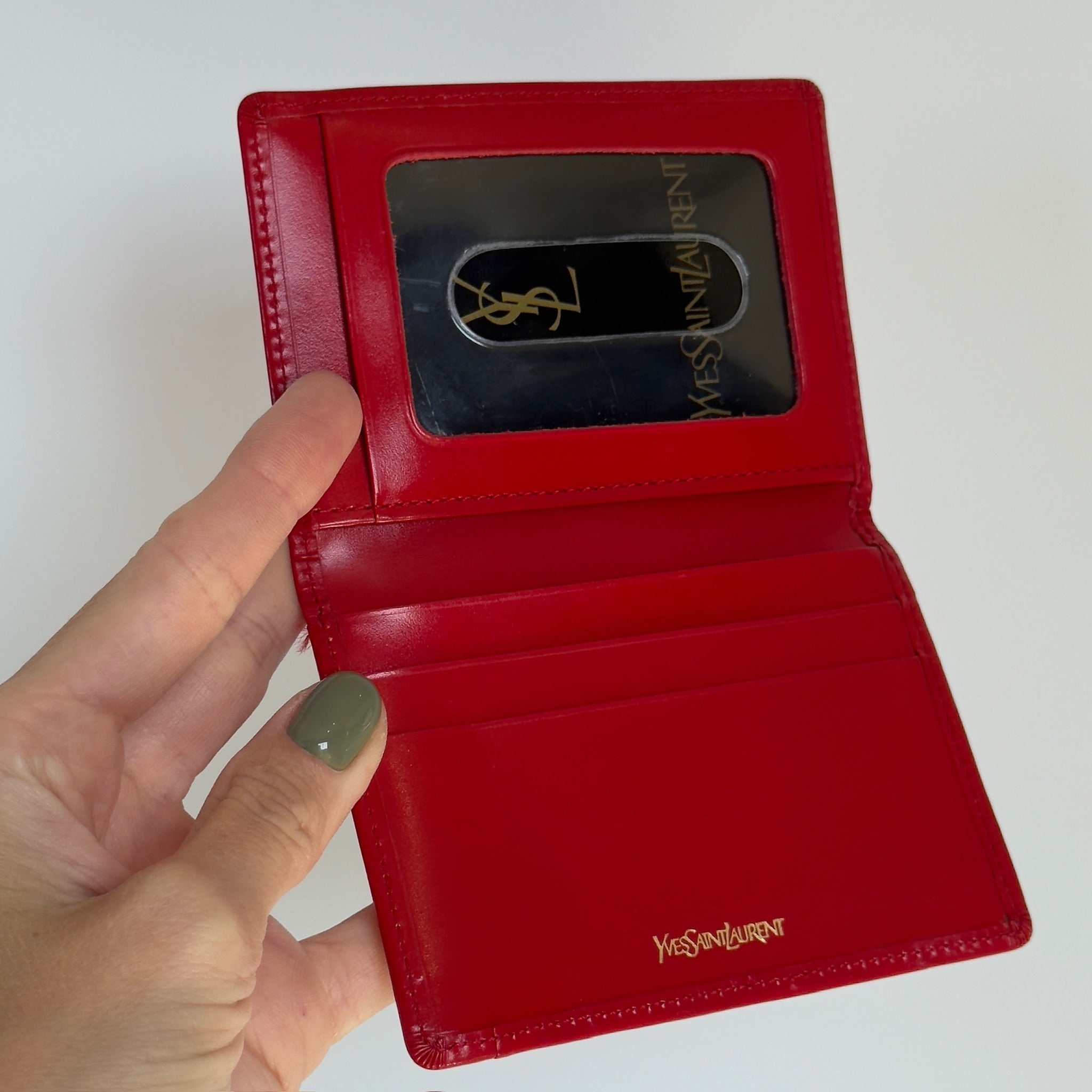 Vintage Yves Saint Laurent Heart Cardholder - Queen May