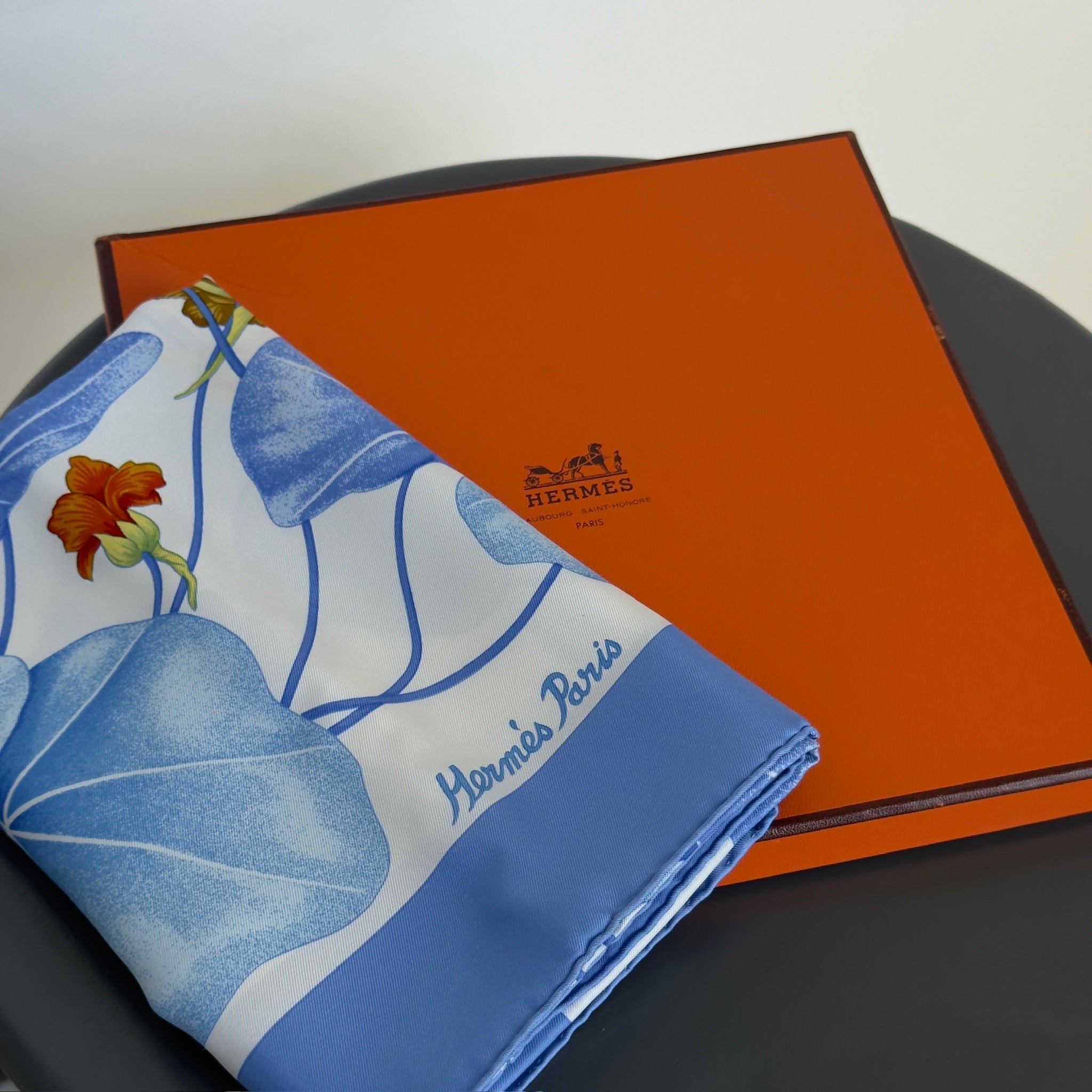 Hermes Silk Les Capucines Scarf 70 - Queen May