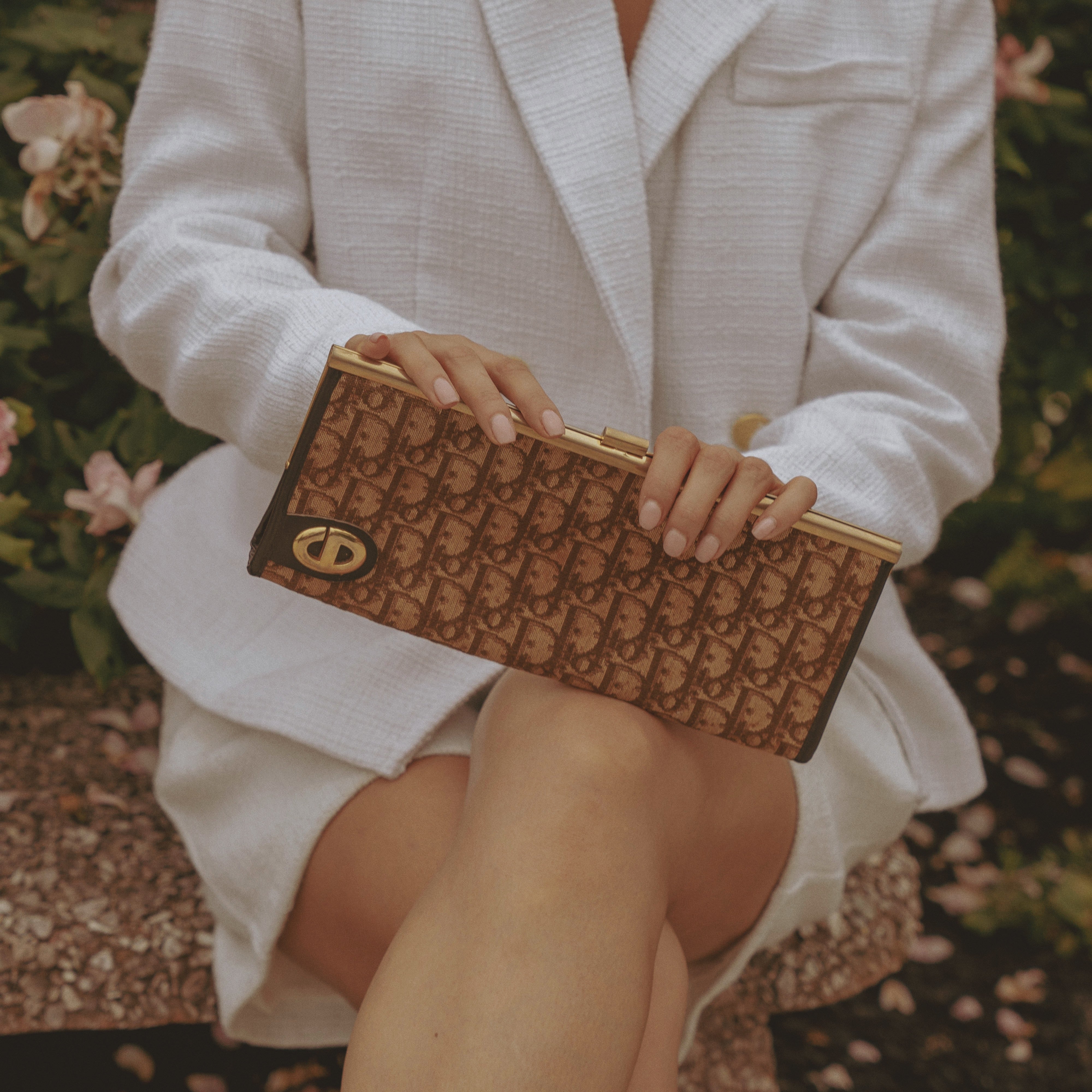 Vintage Dior Trotter Clutch - Queen May