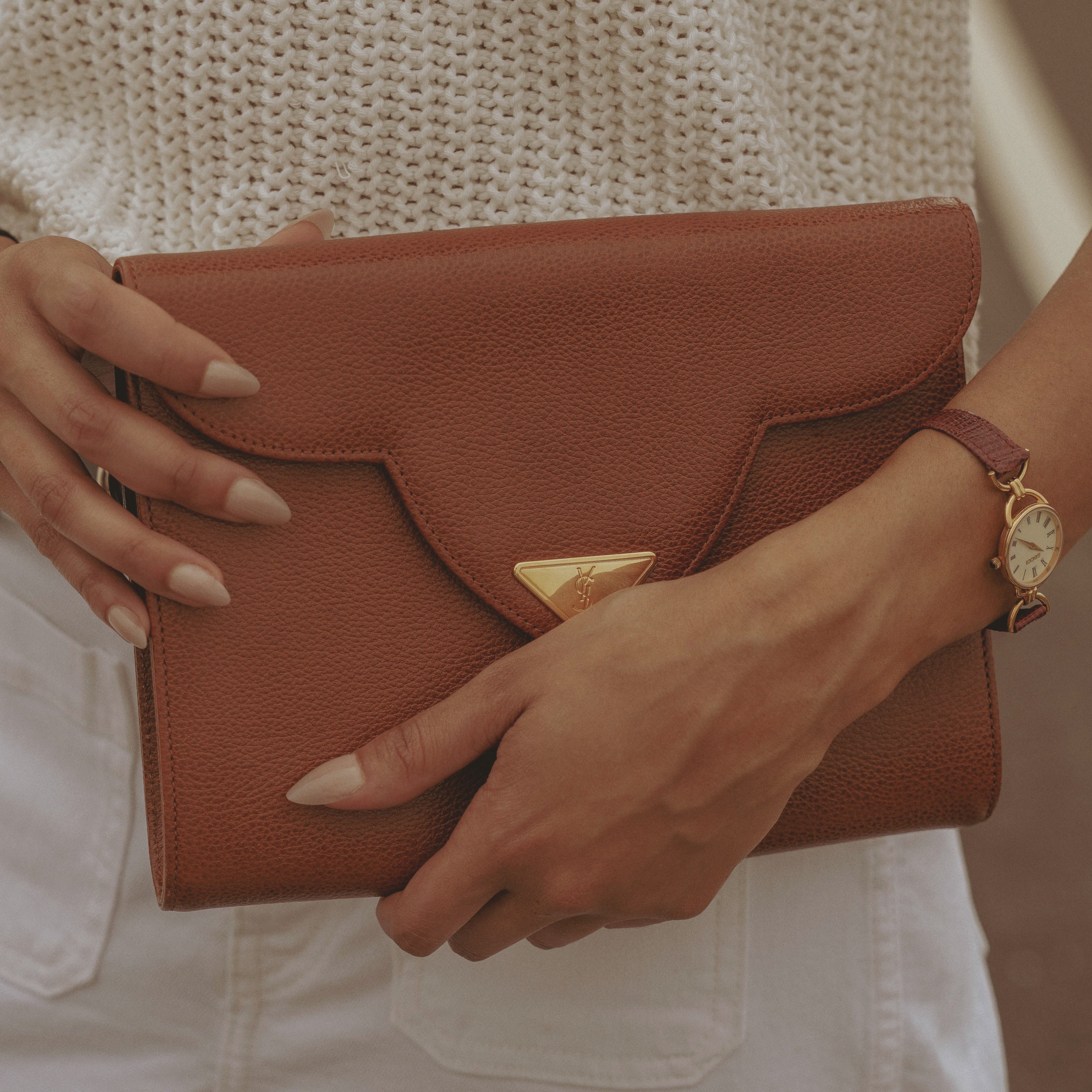 Vintage Yves Saint Laurent Clutch - Queen May