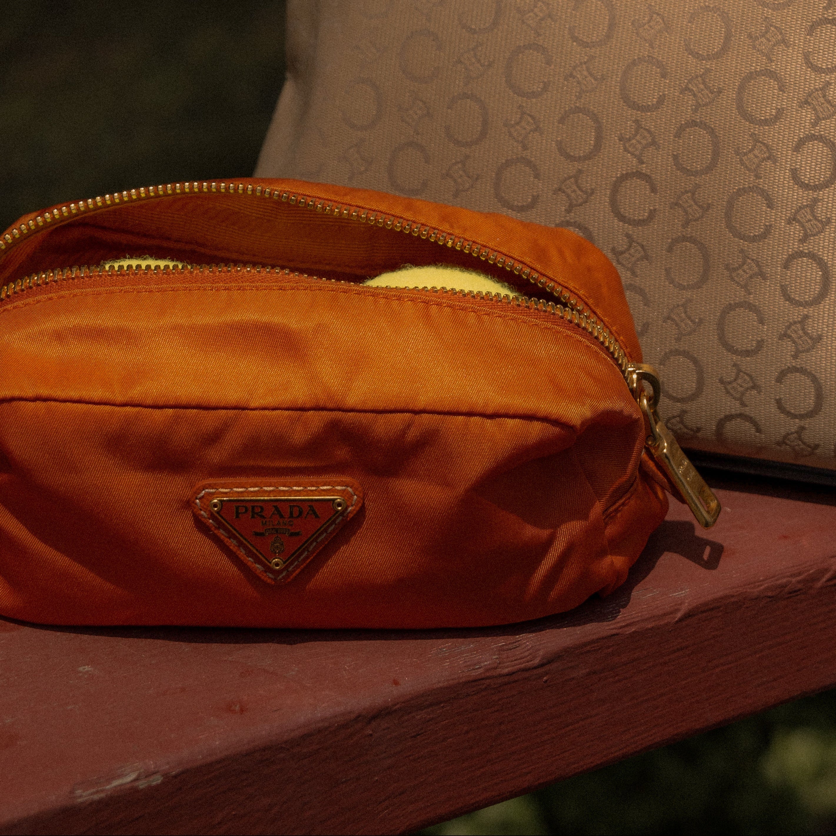 Prada Tessuto Cosmetic Pouch - Queen May