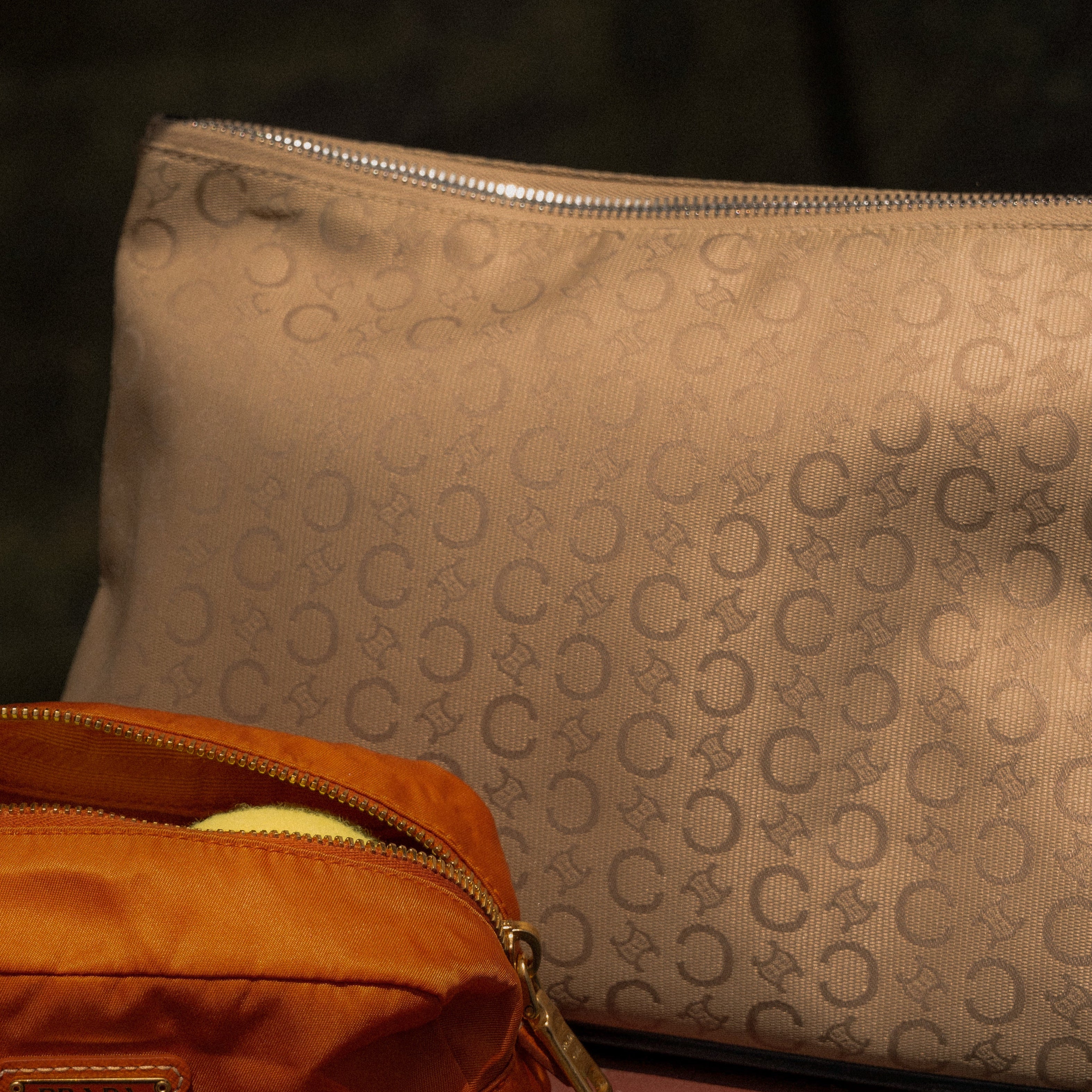 Celine Canvas Toiletry Pouch - Queen May