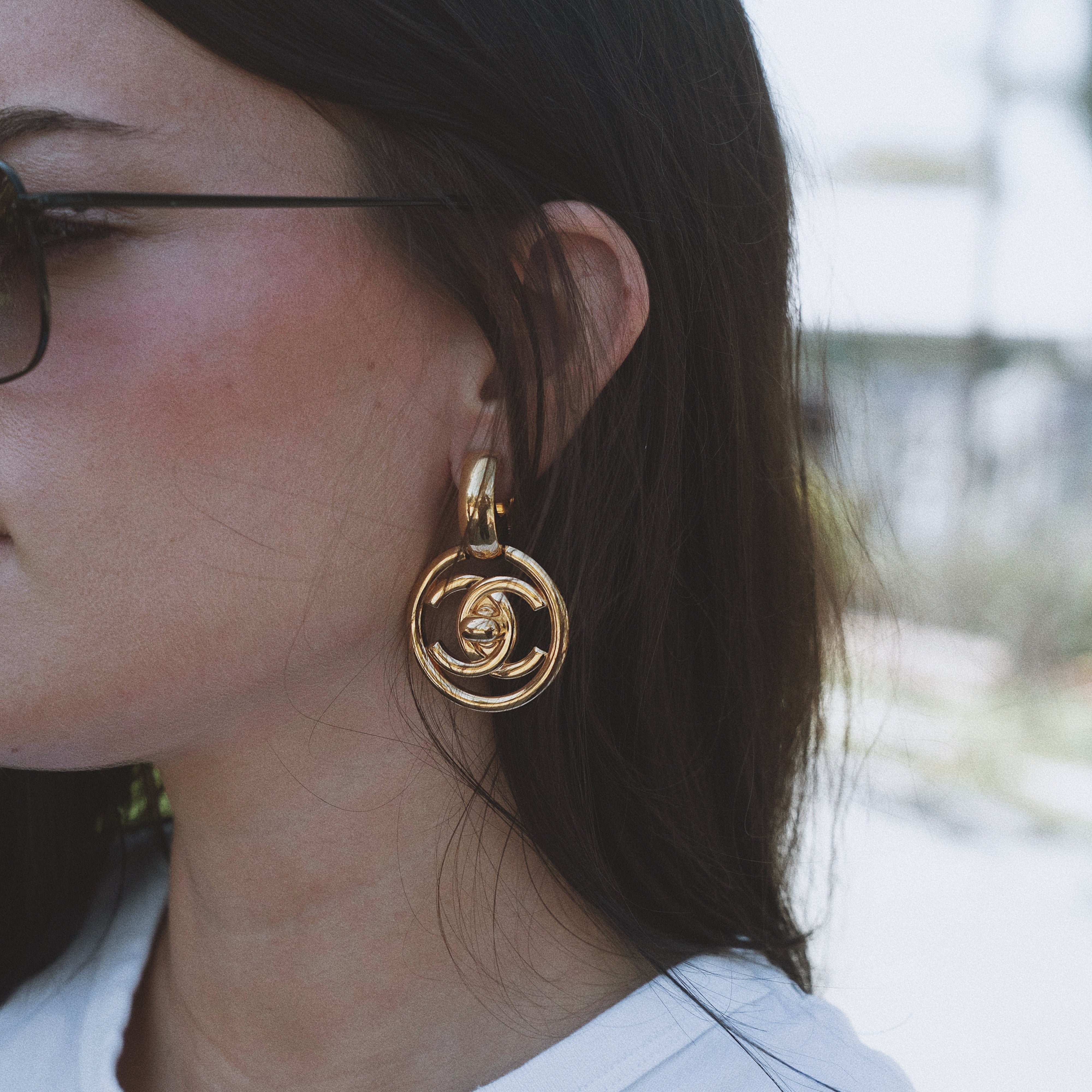 Chanel 1997 CC Turnlock Clip Earrings - Queen May