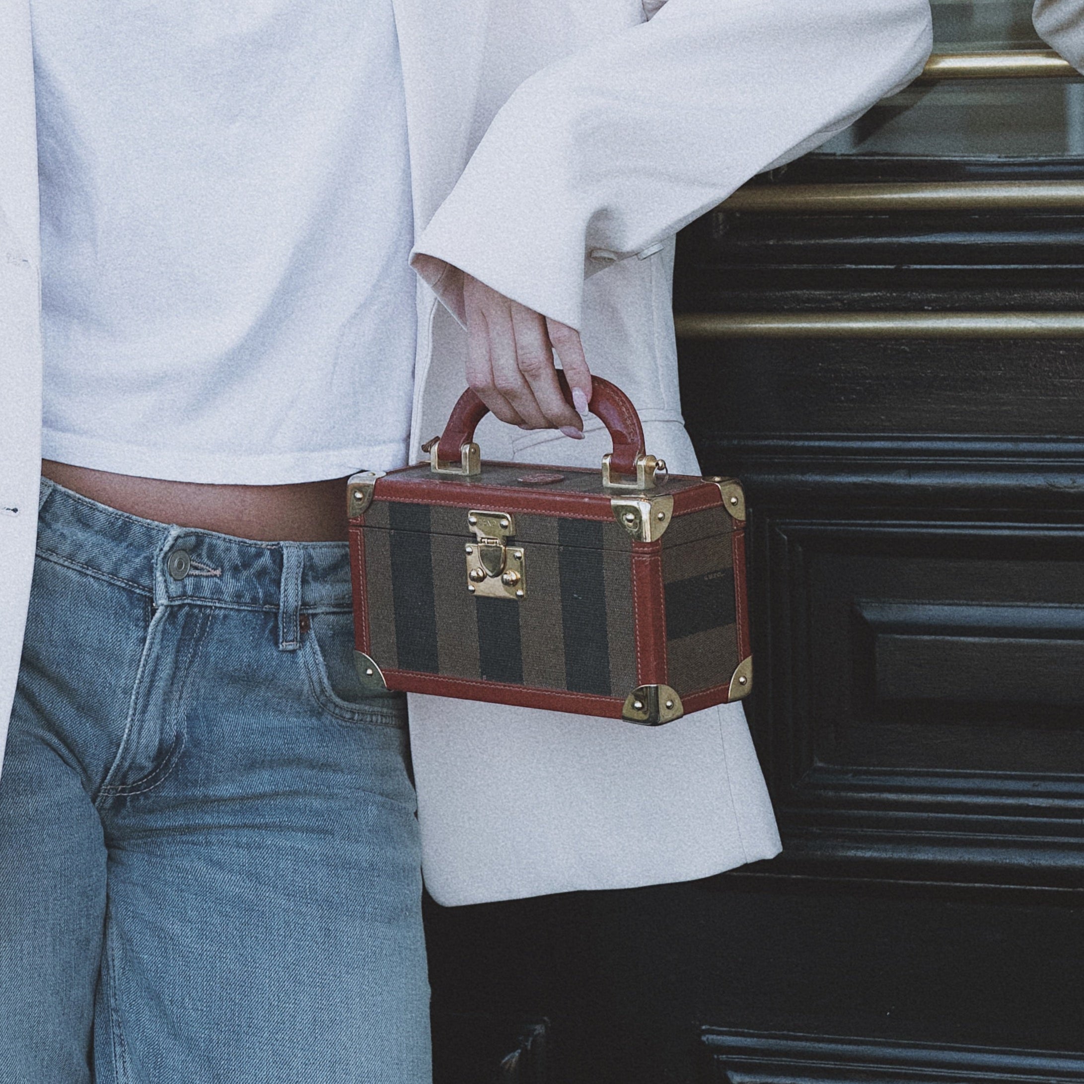 Rare Vintage Fendi Mini Pequin Hardcase - Queen May