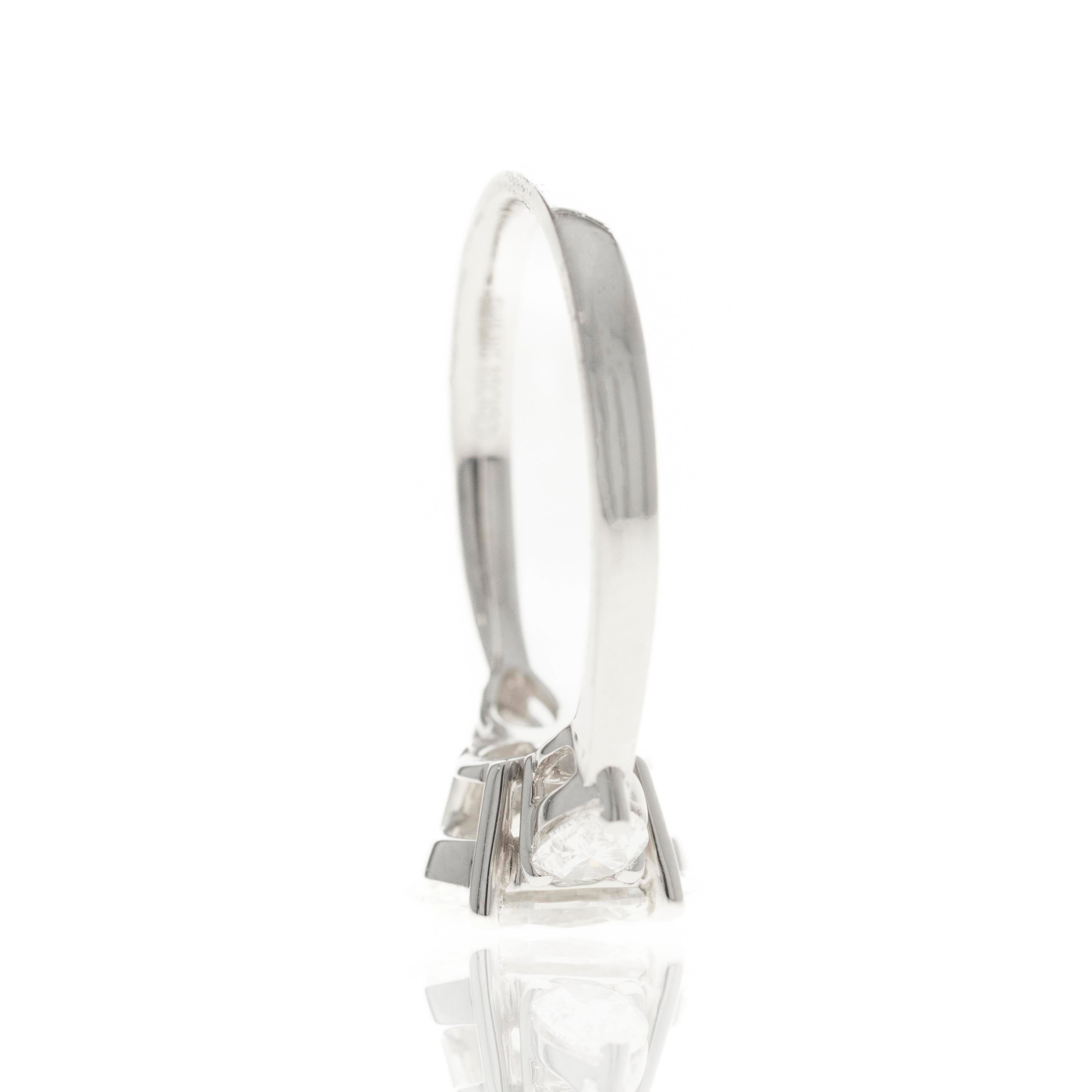 Lab Grown 1.5 Carat Oval Diamond Pear Three Stone Engagement Ring - Queen May