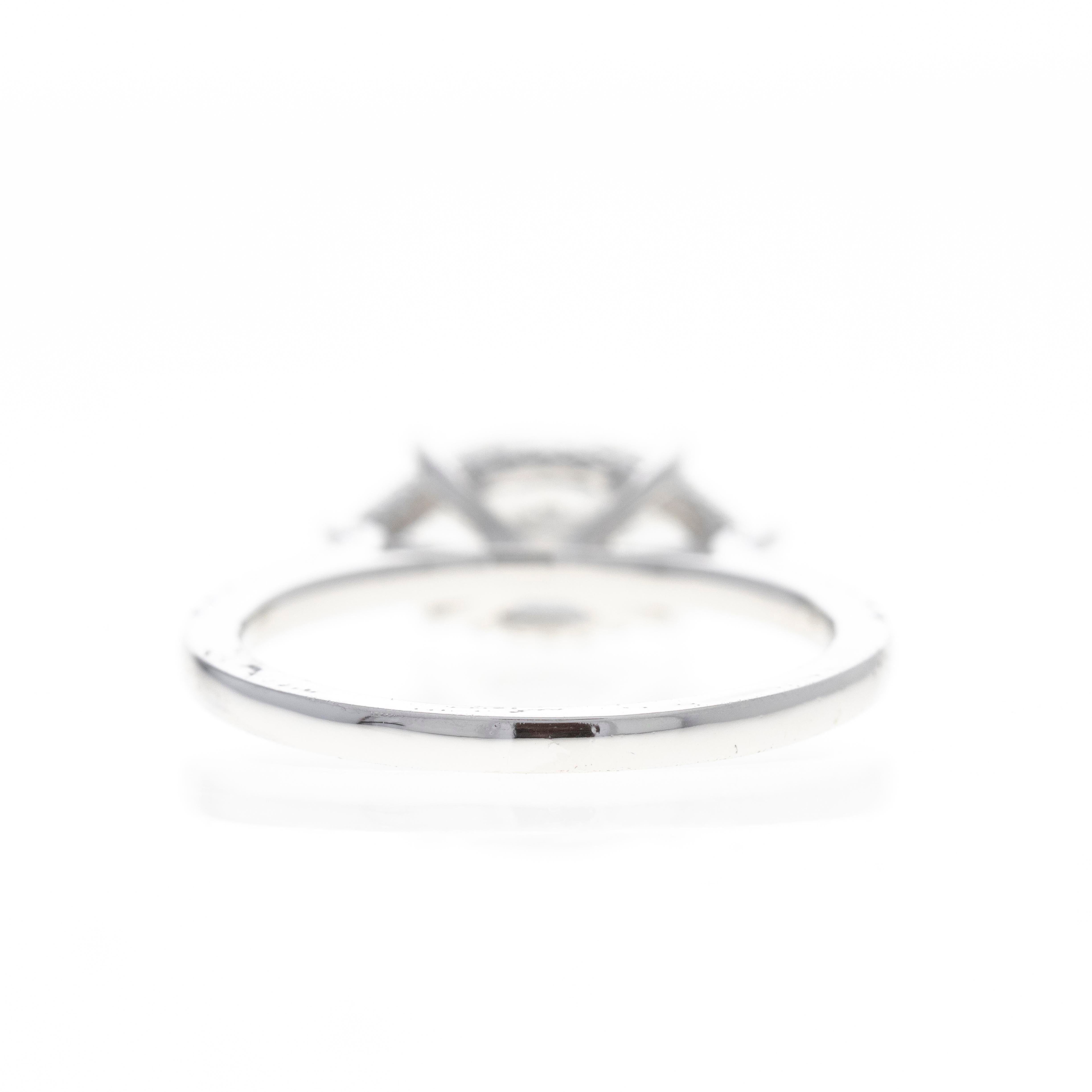 Lab Grown 2 Carat Marquise Diamond East West Accented Engagement Ring - Queen May