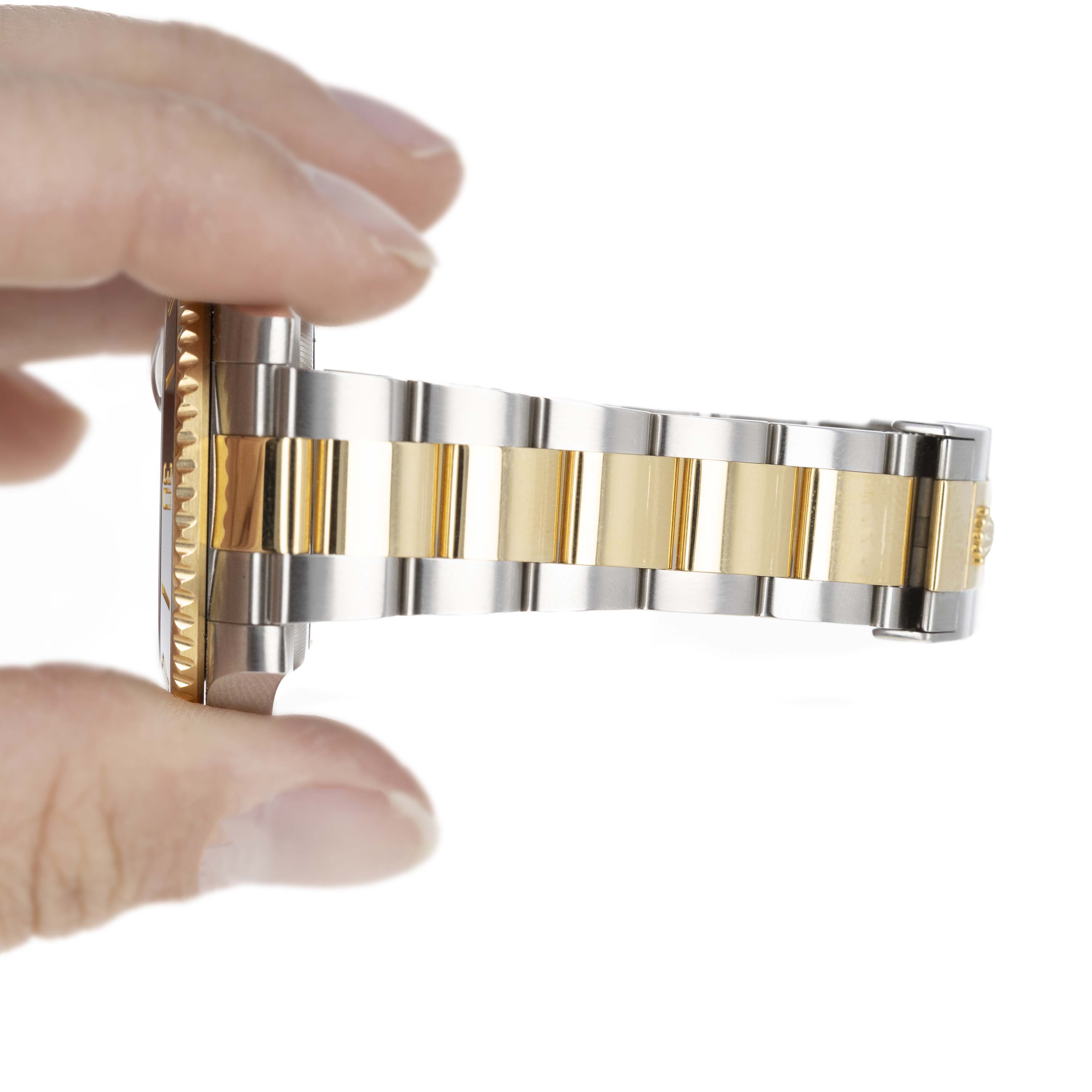 Rolex Submariner Model 116613 Black Dial Two Tone With Papers - Queen May