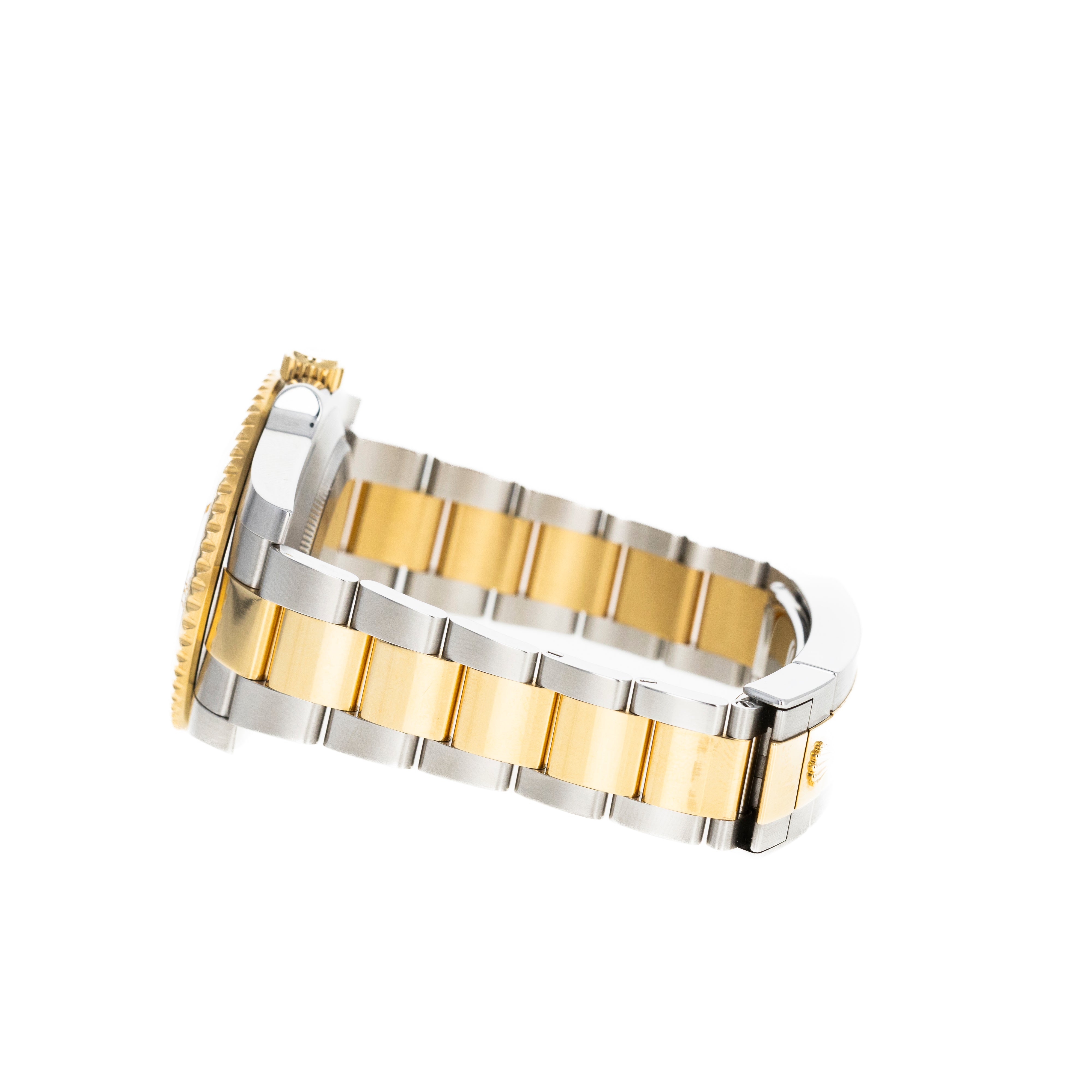 Rolex Submariner Model 116613 Black Dial Two Tone With Papers - Queen May