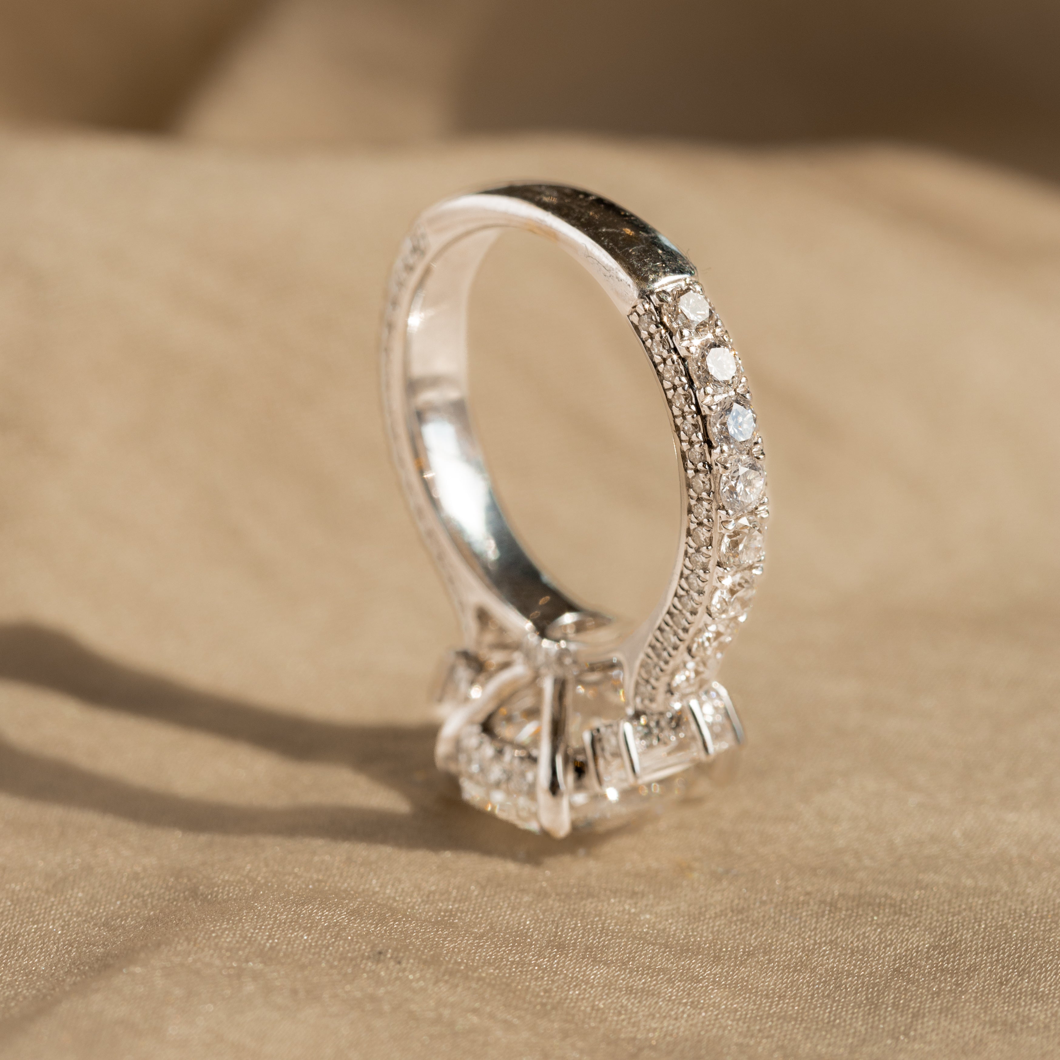 3.01 Carat Oval Diamond Engagement Ring GIA Certified - Queen May