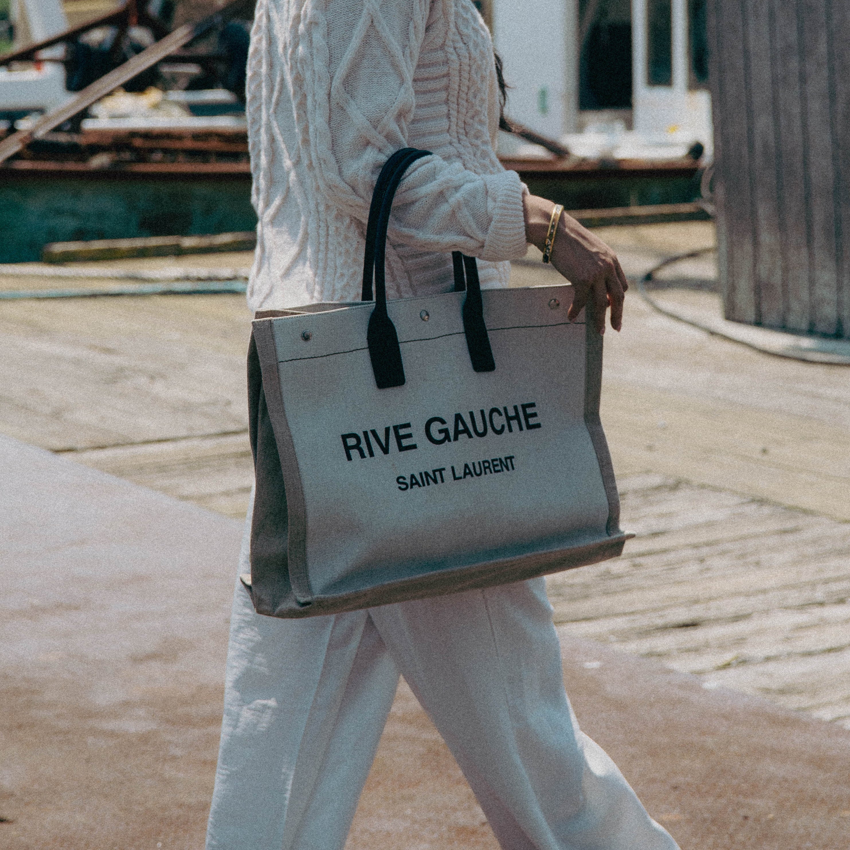 Saint Laurent Rive Gauche Tote - Queen May