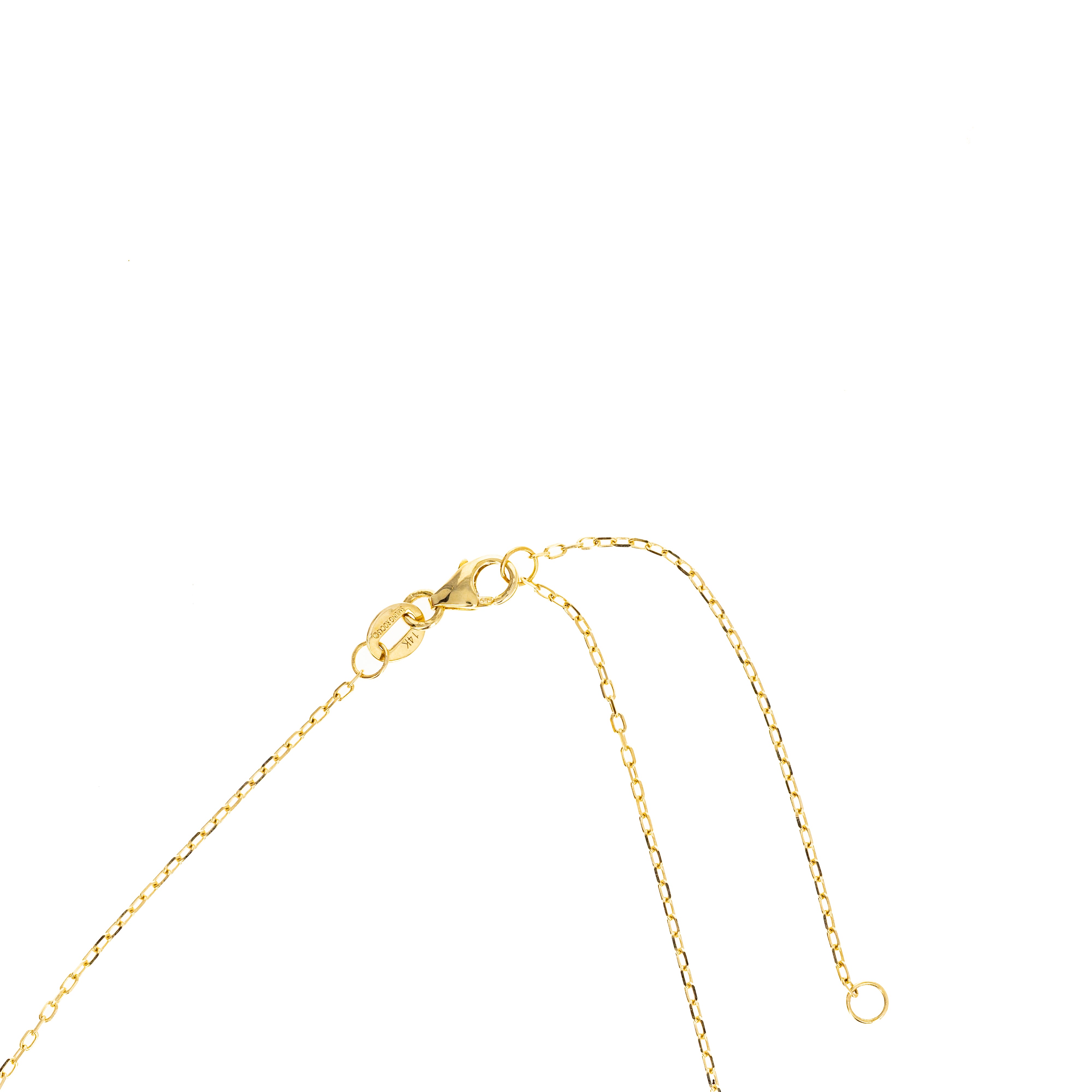 Lab Grown Diamond Pear Dolphin Pendant Necklace - Queen May