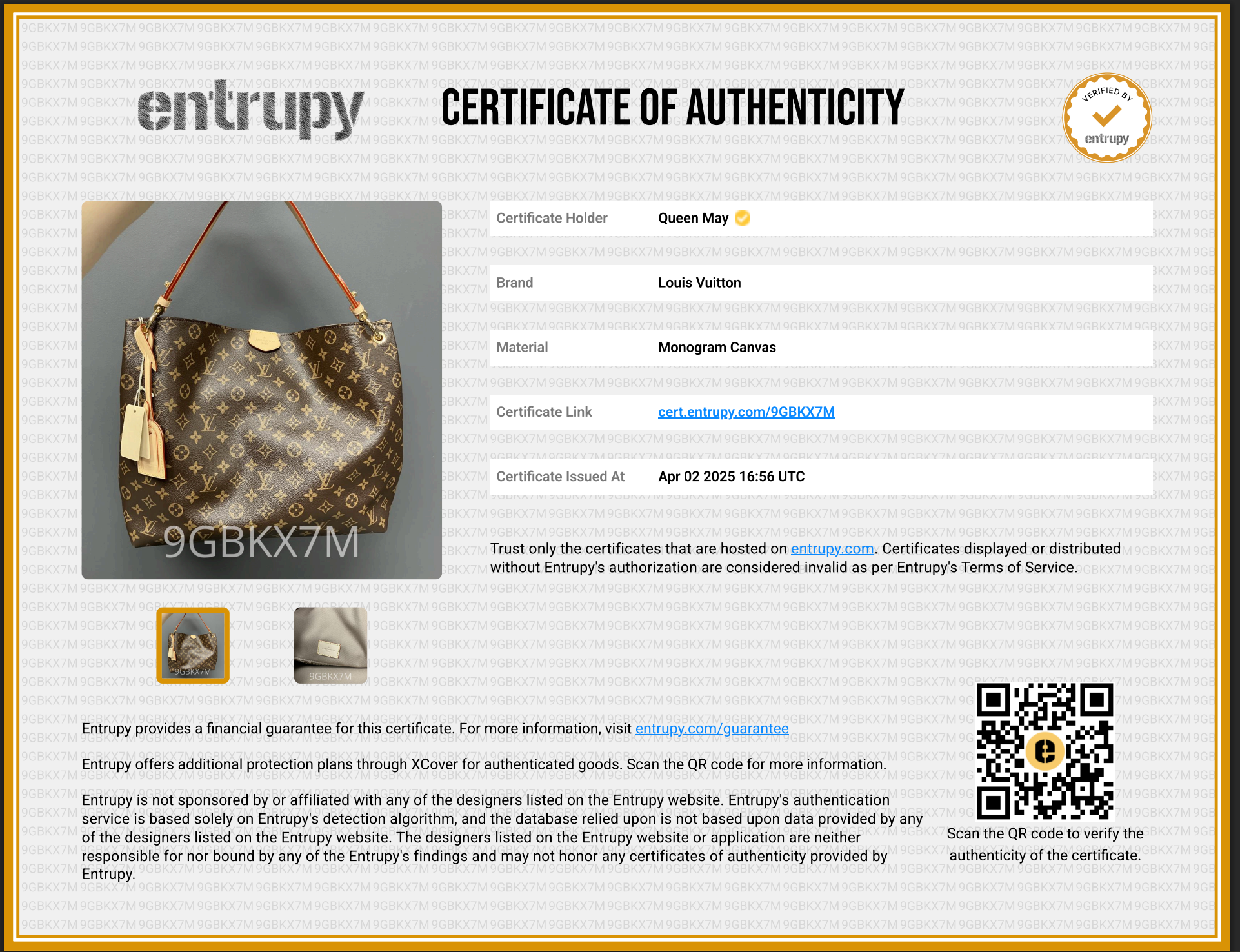 Louis Vuitton Monogram Graceful MM - Queen May
