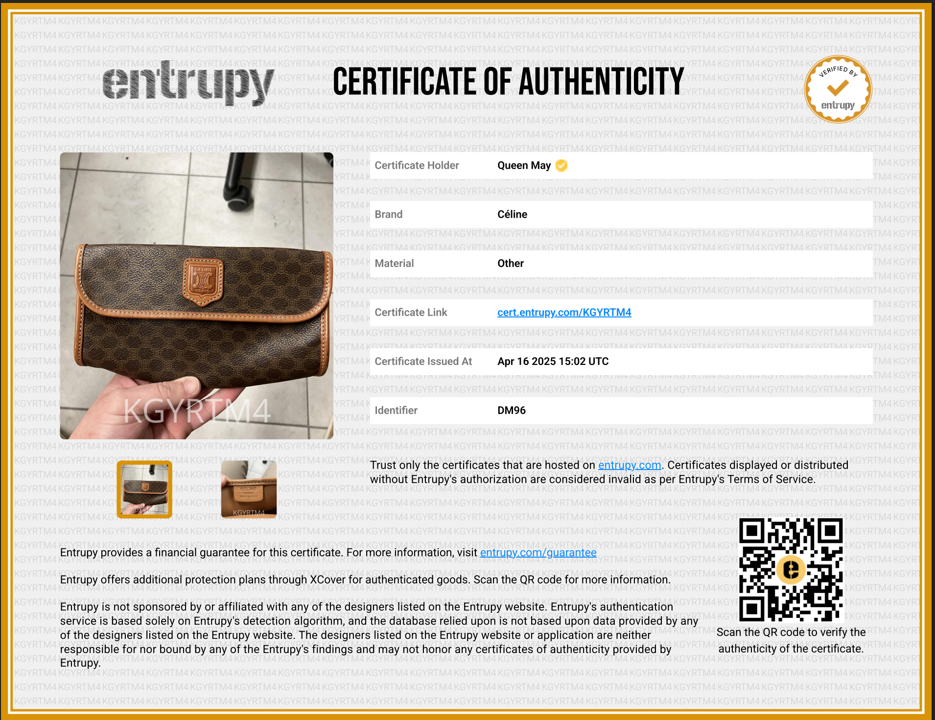 Vintage Celine Triomphe Clutch Pouch - Queen May