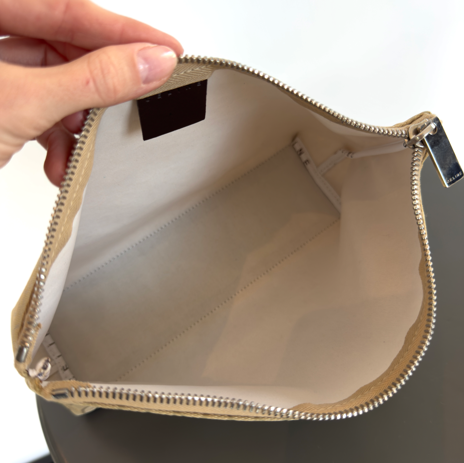 Celine Canvas Toiletry Pouch - Queen May