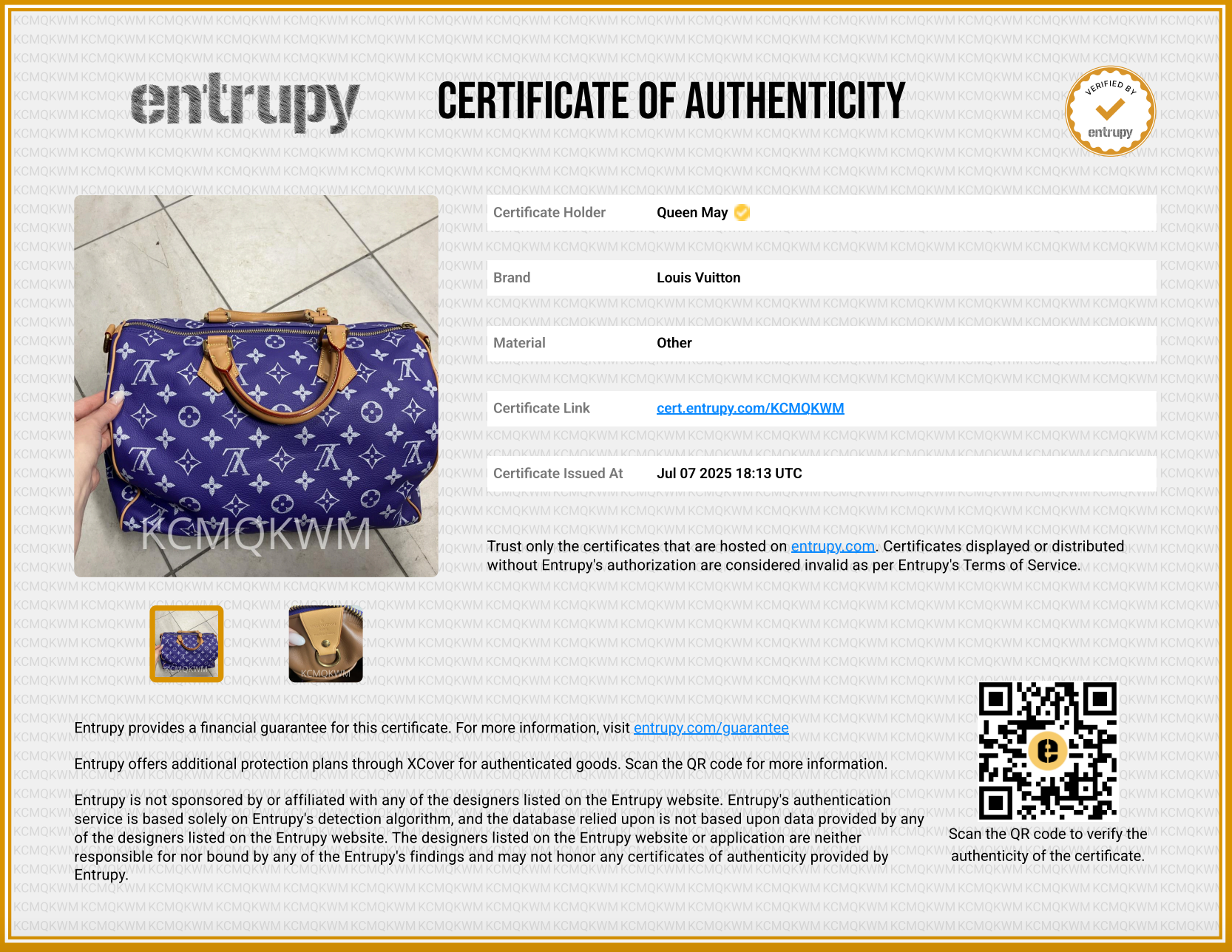 Louis Vuitton Speedy P9 Bandouliere 40 in Amethyst - Queen May
