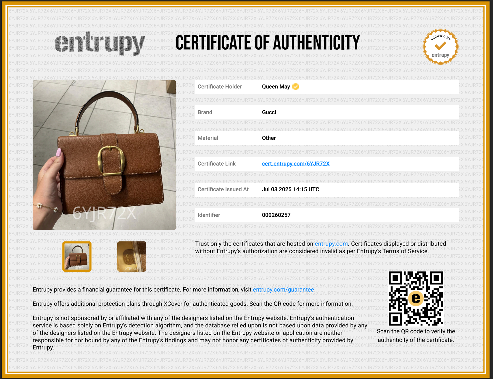 Gucci Vintage Top Handle Bag - Queen May
