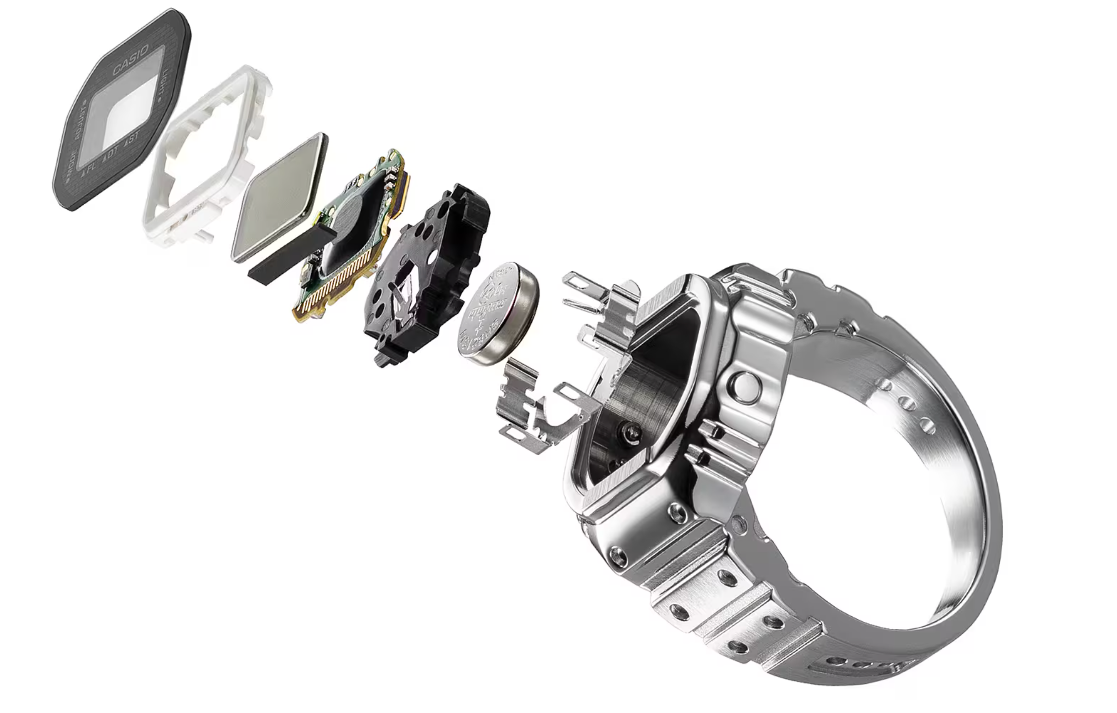 Casio Watch 50th Anniversary Ring Watch CRW001-1 - Queen May