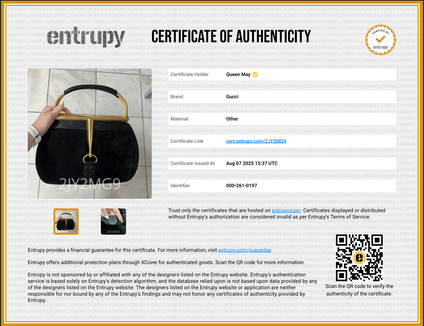 Ultra Rare Vintage Gucci Snafflebit Bag Black Suede - Queen May