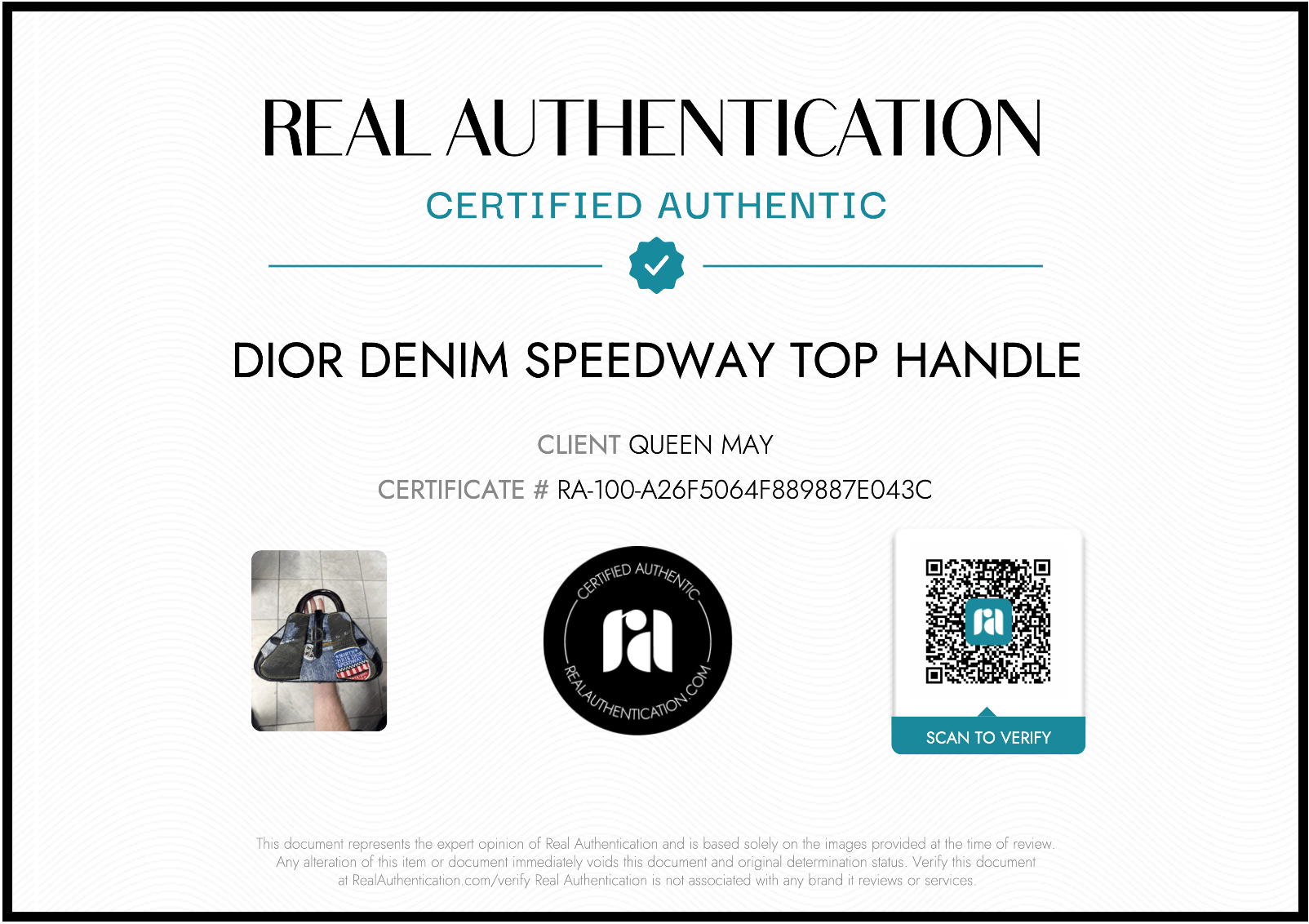 Christian Dior Denim Speedway Mini Saddle Bowler Blue - Queen May