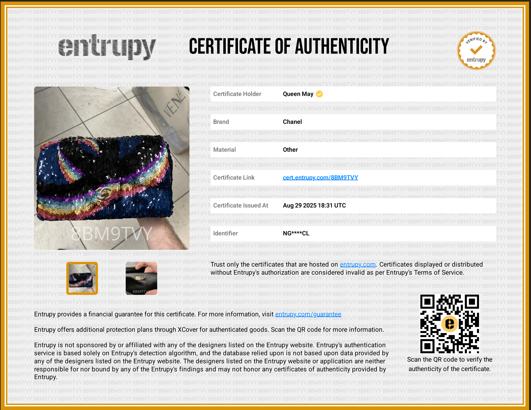 Chanel Rainbow Sequin 2021 Flap Bag - Queen May