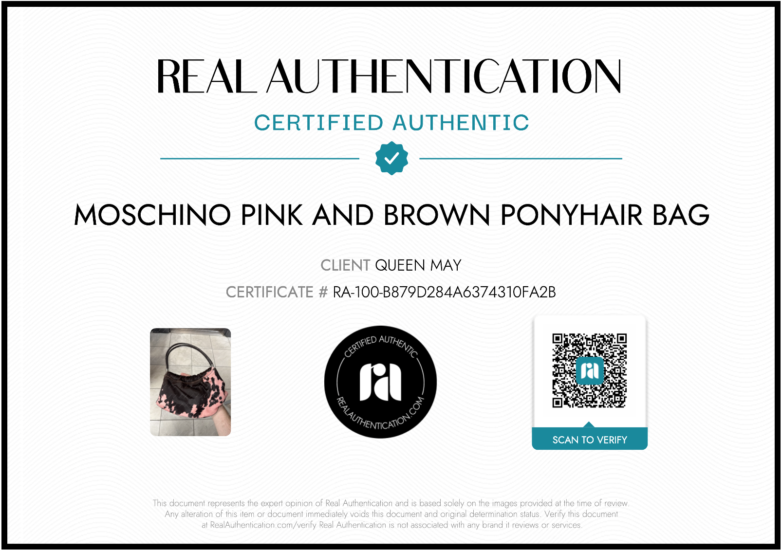Y2K Moschino Pony Hair - Queen May