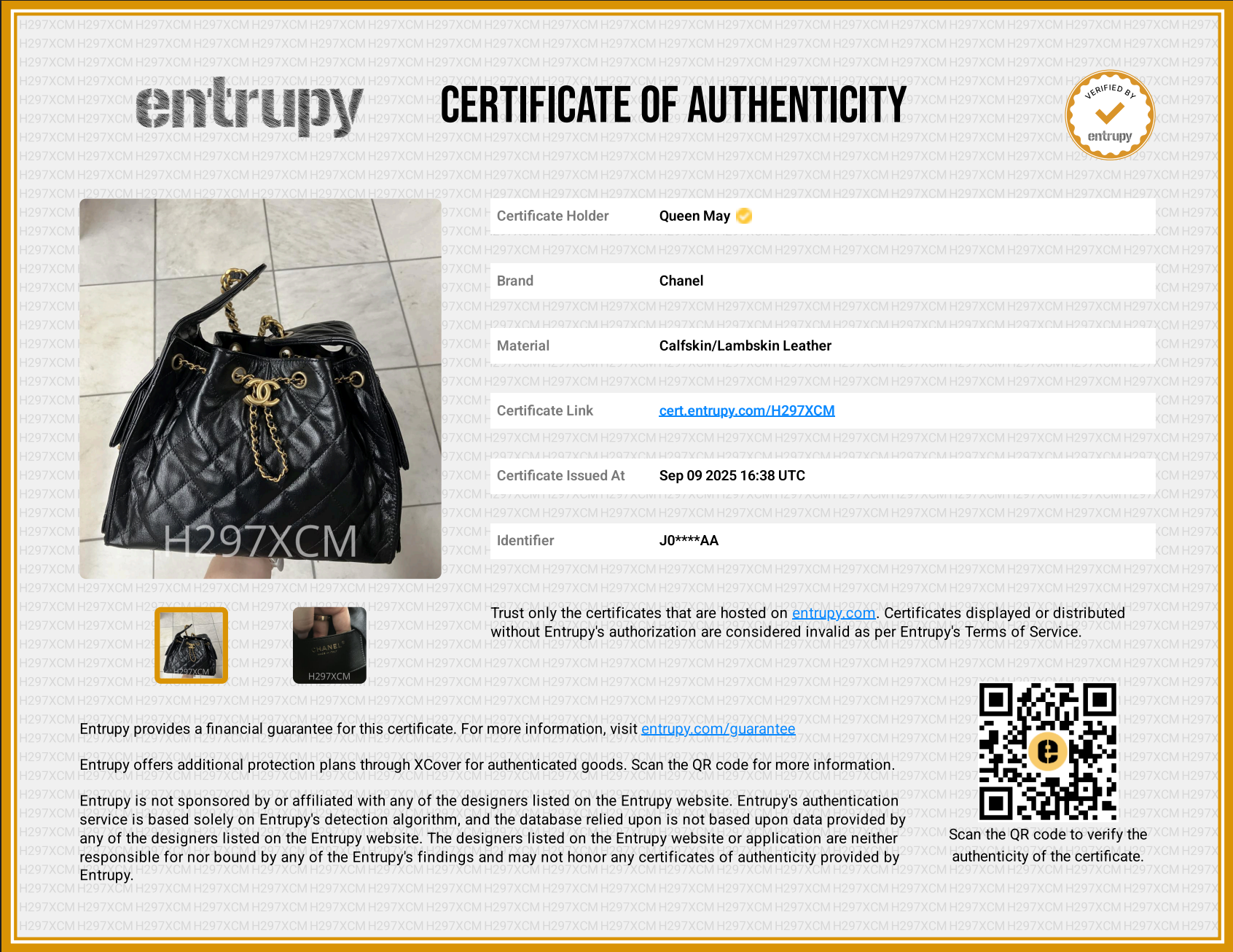 Chanel Small 25 Hobo Black - Queen May