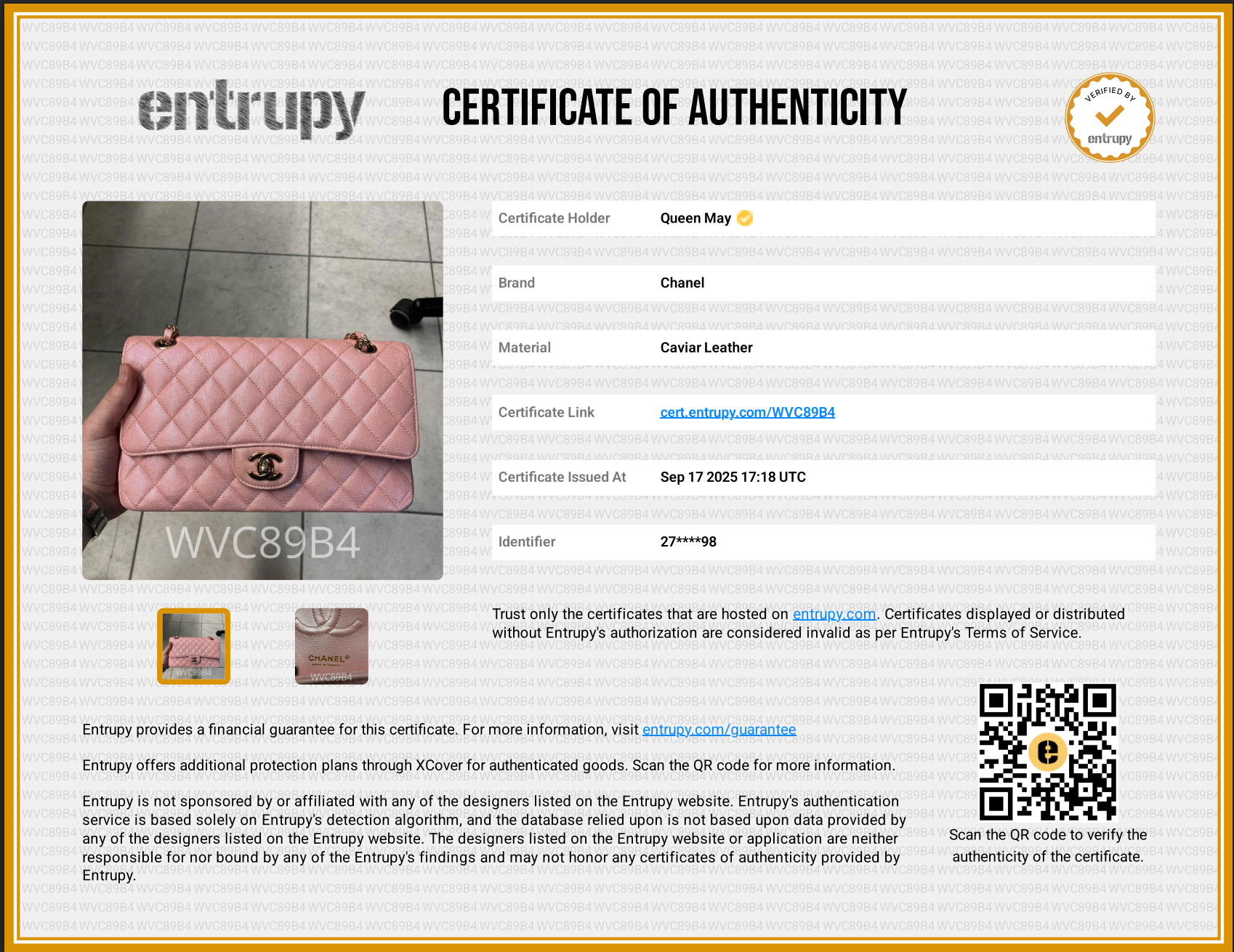 Chanel 19S Iridescent Pink Medium Classic Flap 2019 - Queen May