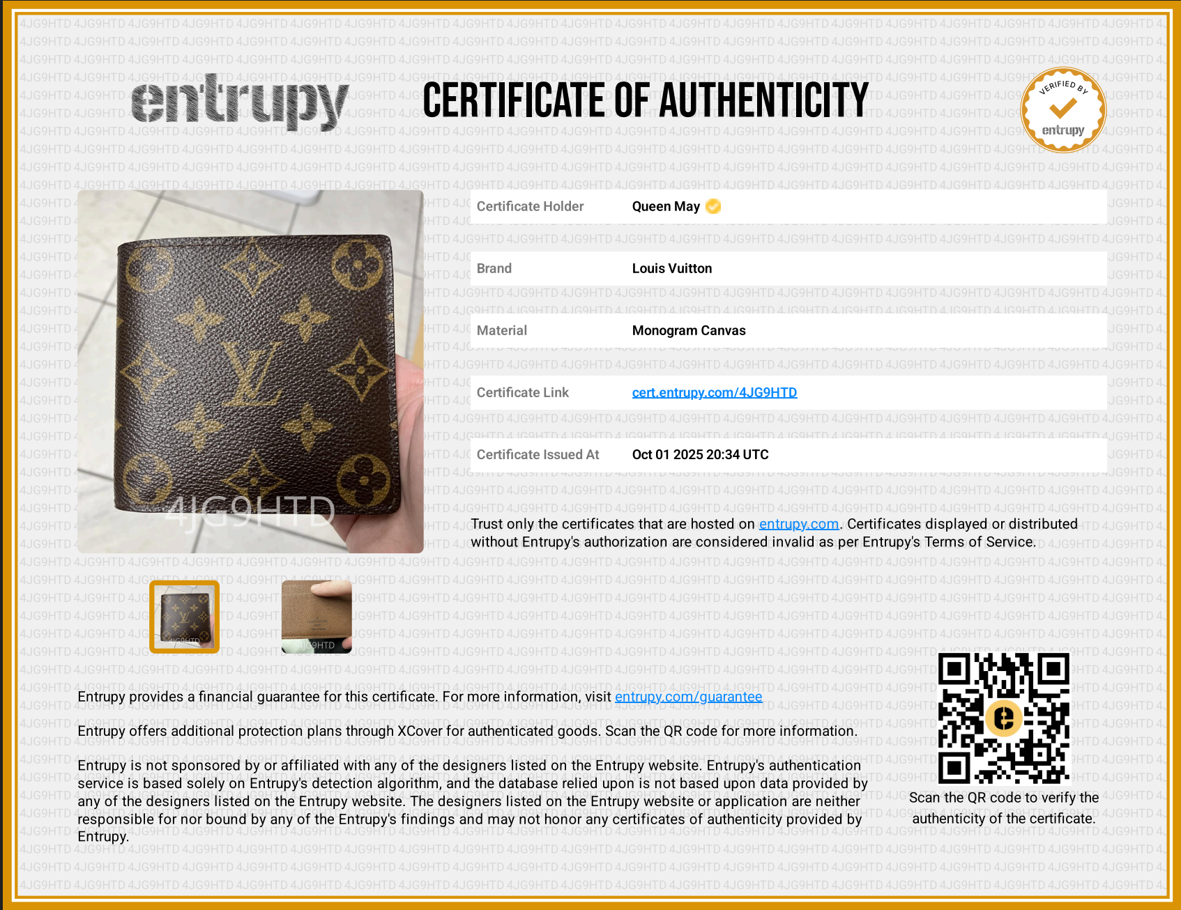 Louis Vuitton Monogram Marco Wallet - Queen May