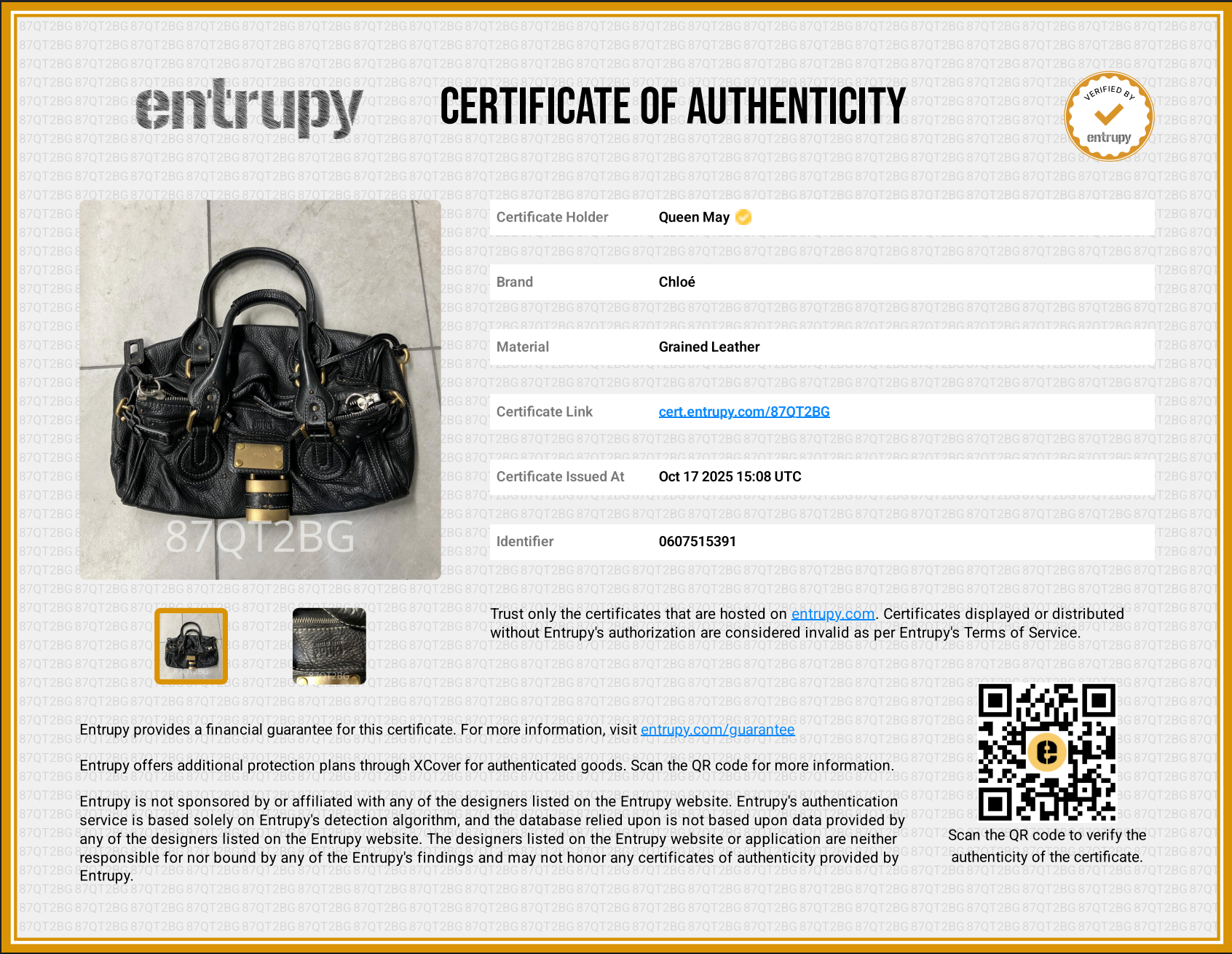 Vintage Chloe Leather Paddington - Queen May