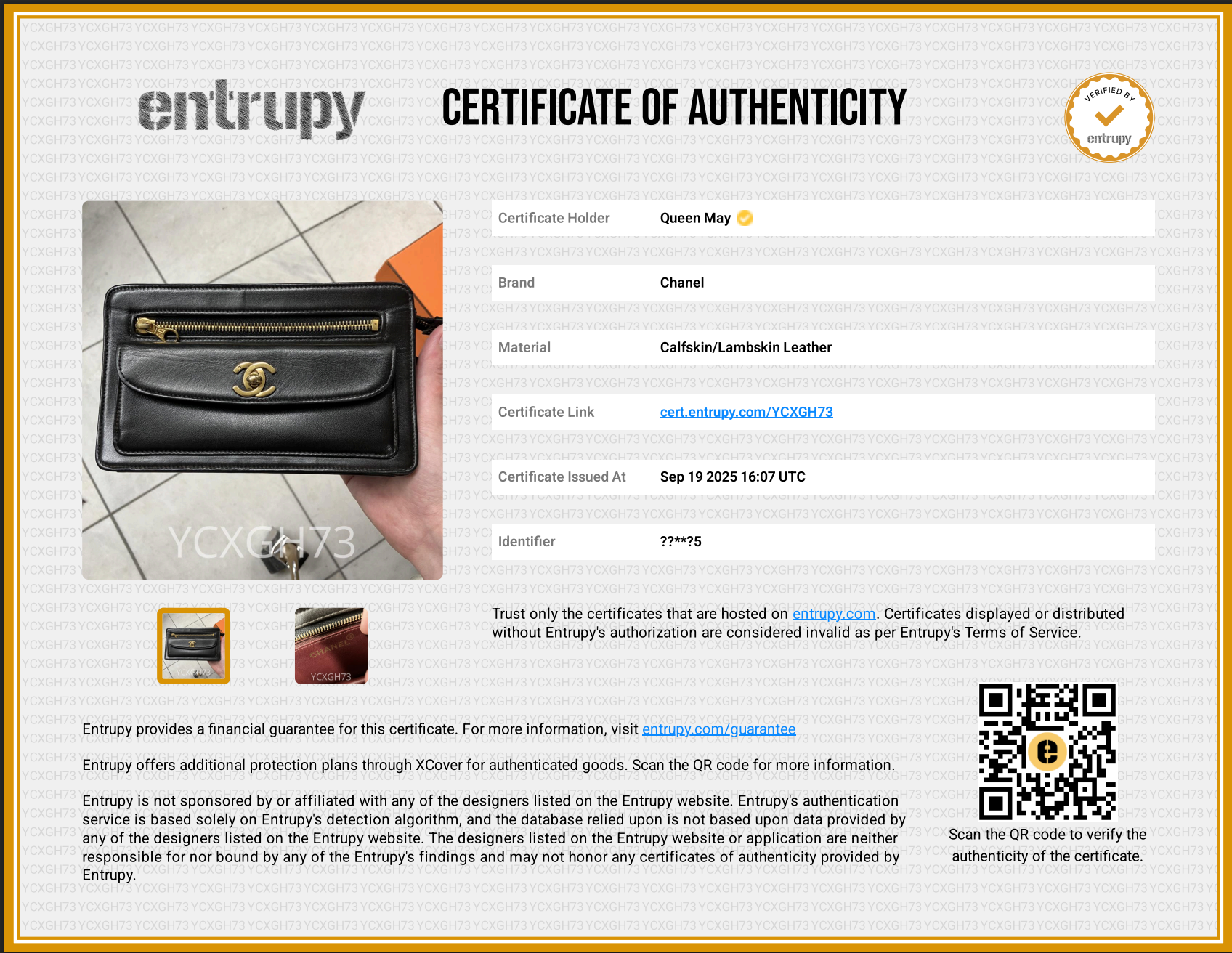 Vintage Chanel Lambskin Leather Clutch Bag - Queen May