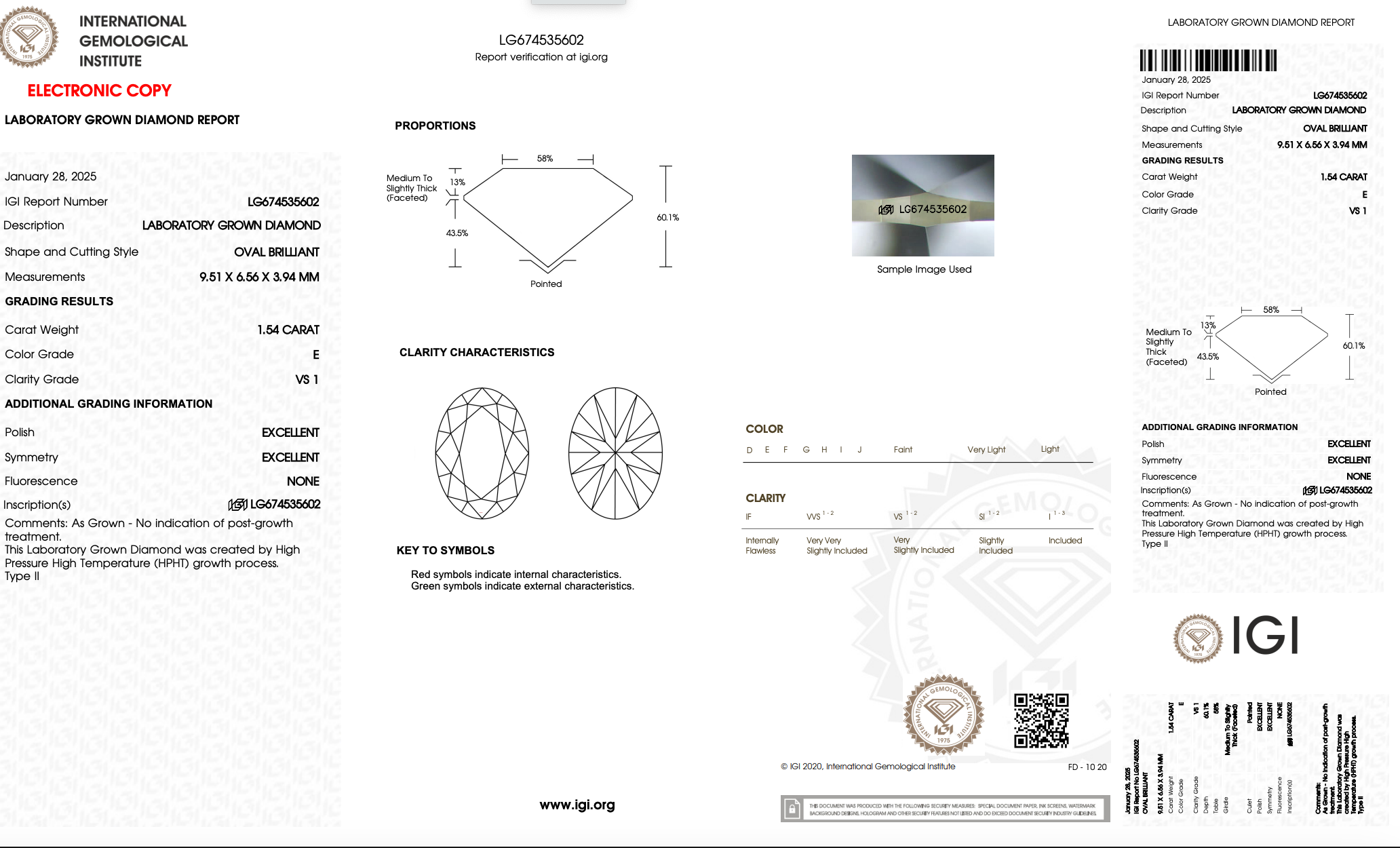 Lab Grown 3 Carat Diamond Oval Drop Earrings