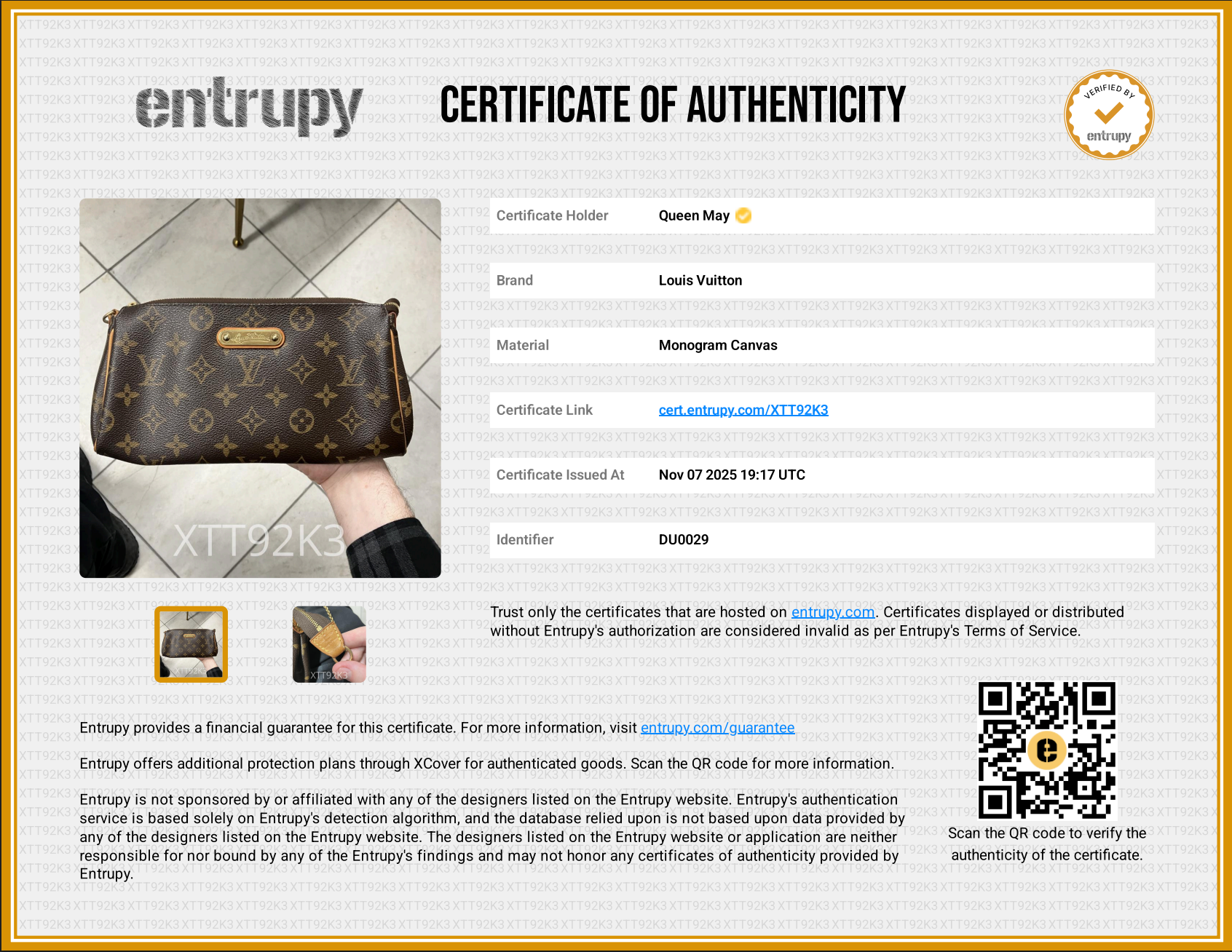 Louis Vuitton Monogram Eva - Queen May