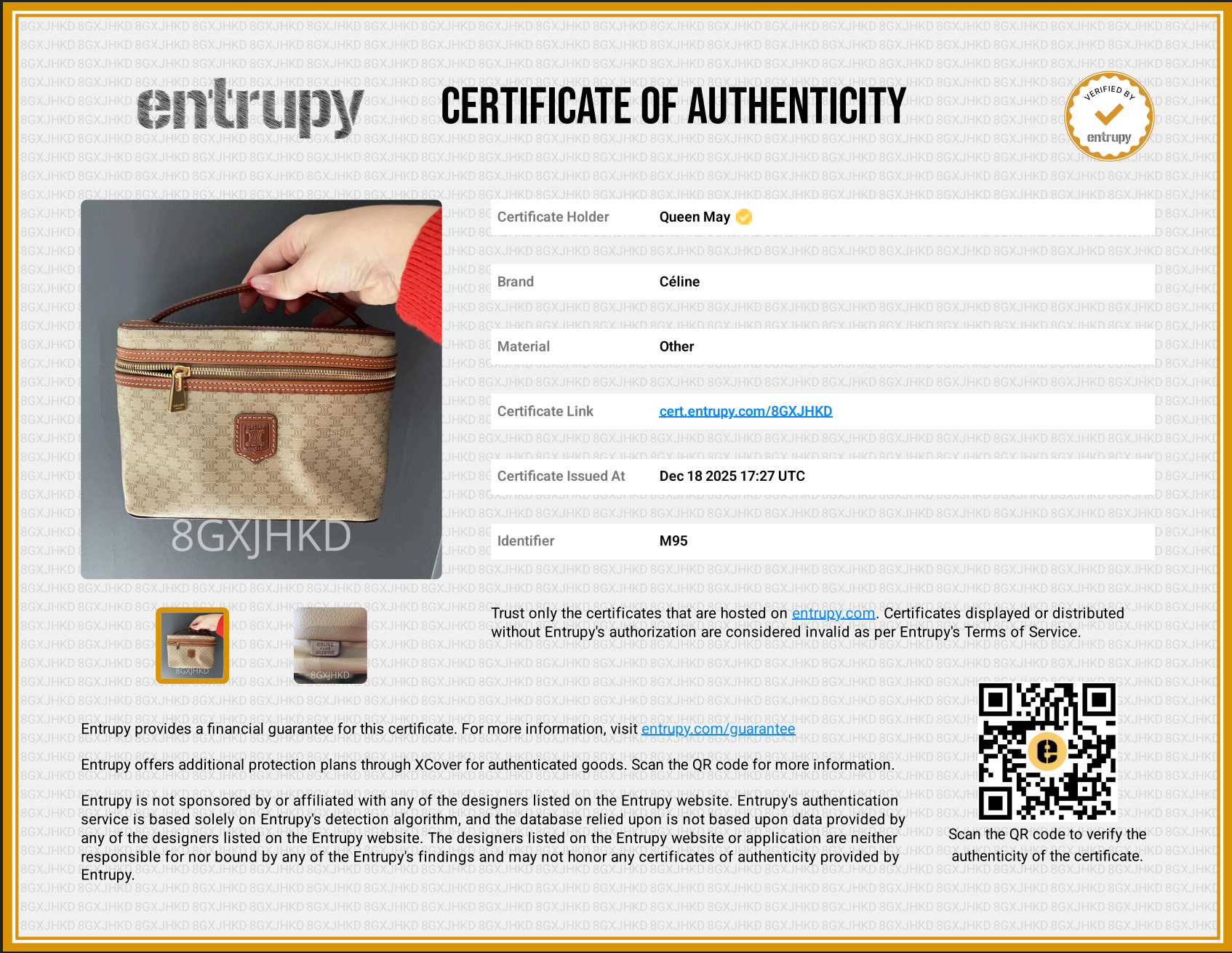 Celine Macadam Canvas Vanity Case - Queen May