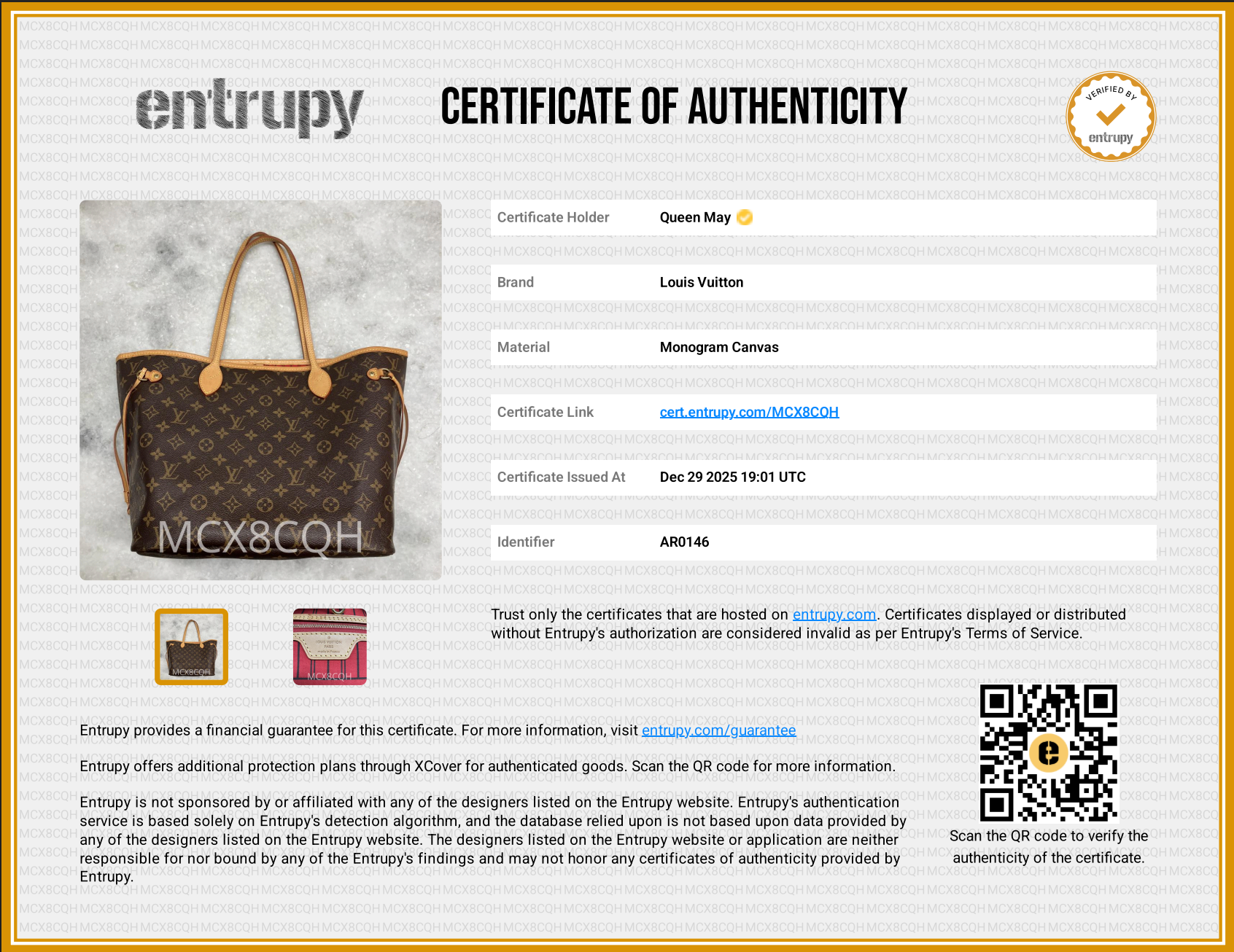 Louis Vuitton Monogram Neverfull MM - Queen May
