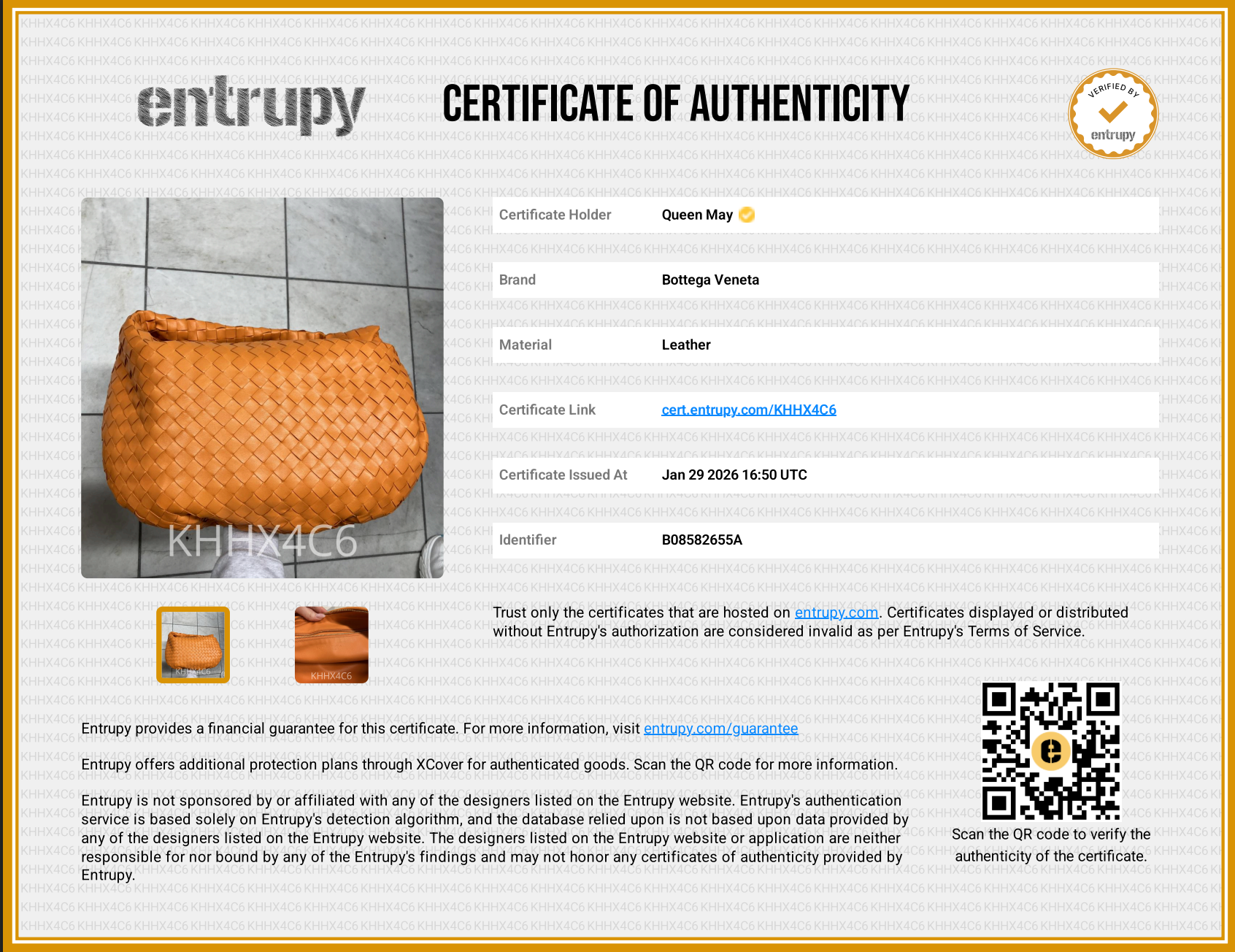 Bottega Veneta Orange Jodie Intrecciato Leather Handbag - Queen May