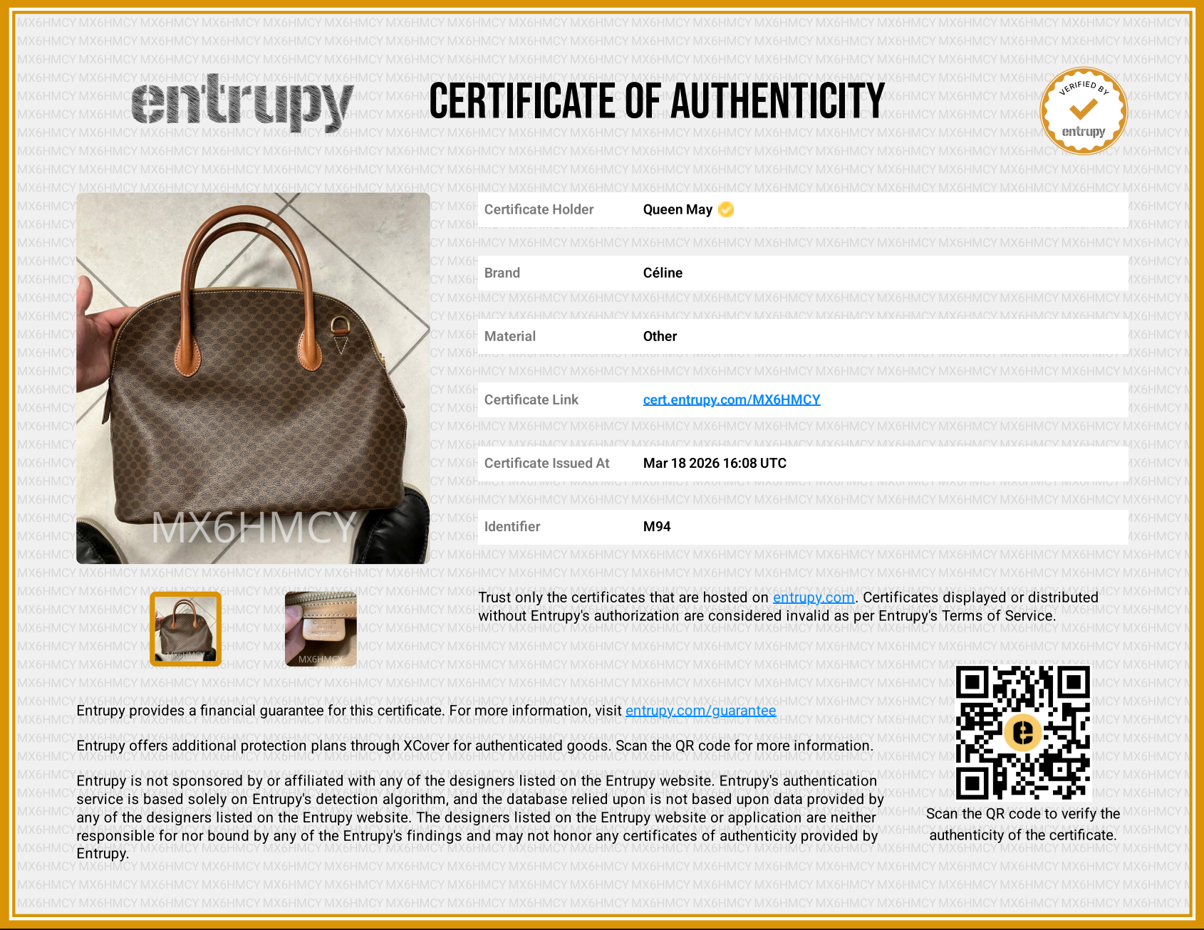 Celine Macadam Dome Bag Large - Queen May