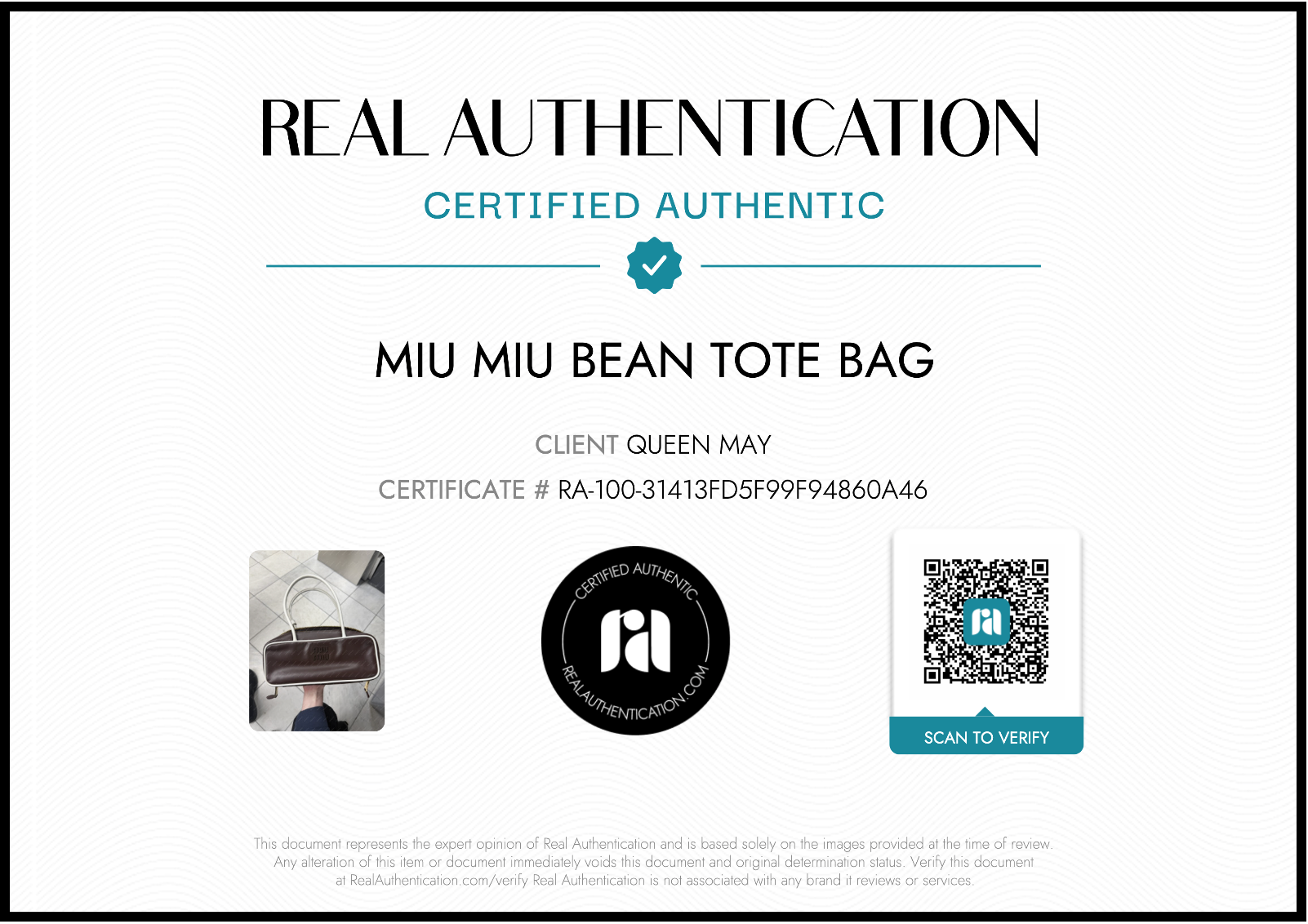 Miu Miu Beau Tote Bag Brown - Queen May