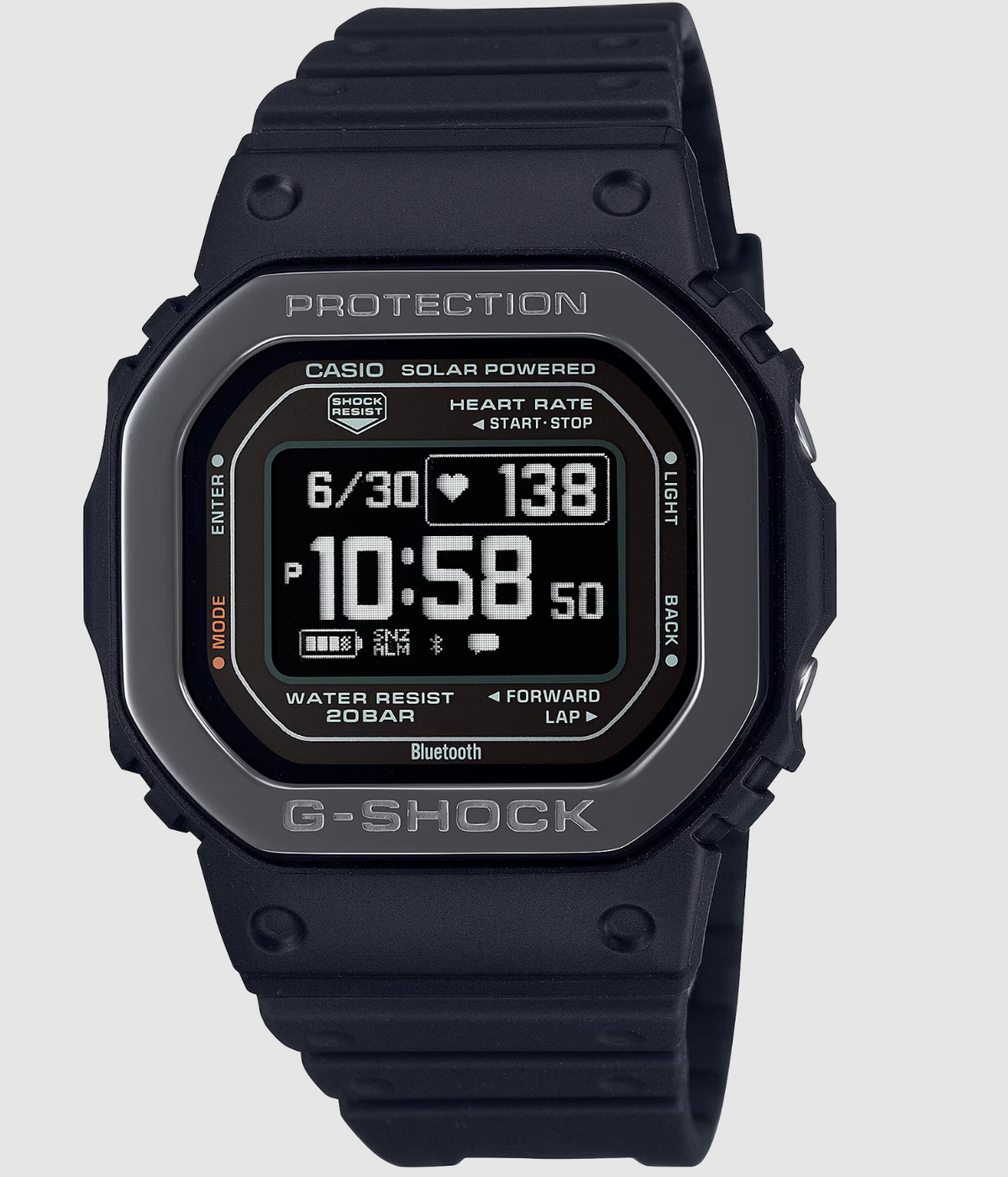 Casio G Shock Move Multi Sport DW-H5600MB1 Heart Rate Bluetooth Smart Watch - Queen May