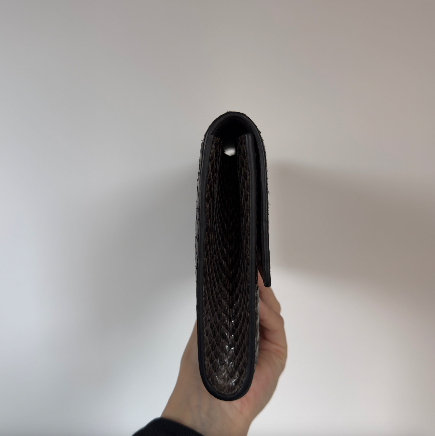 Celine Maillon Python Clutch - Queen May