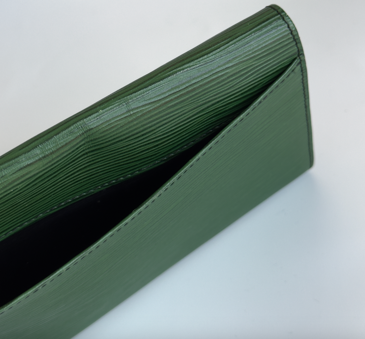 Louis Vuitton Green Epi Leather Pochette - Queen May