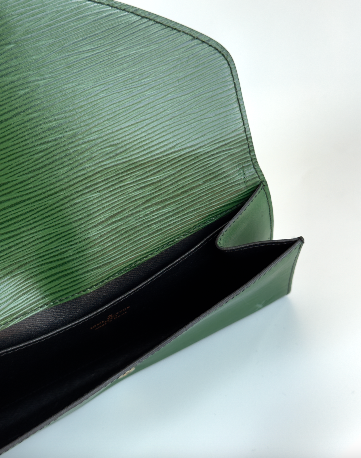 Louis Vuitton Green Epi Leather Pochette - Queen May