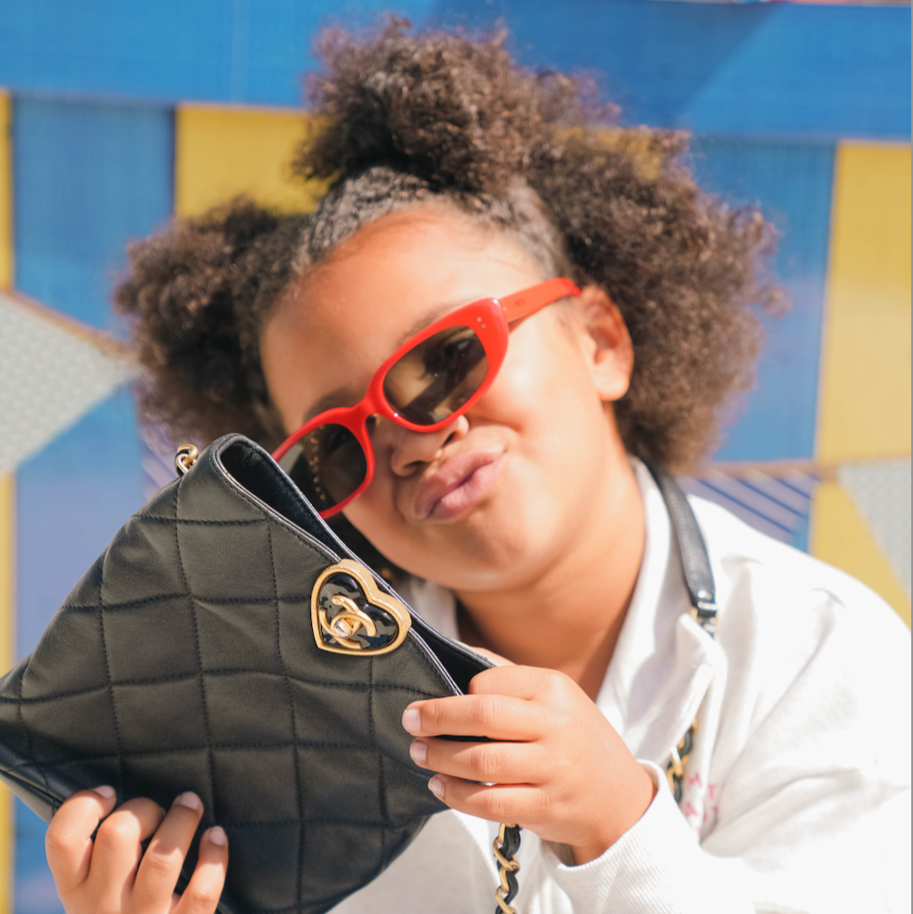 Chanel Lambskin Plexiglass Quilted Coco Love Bucket Bag - Queen May